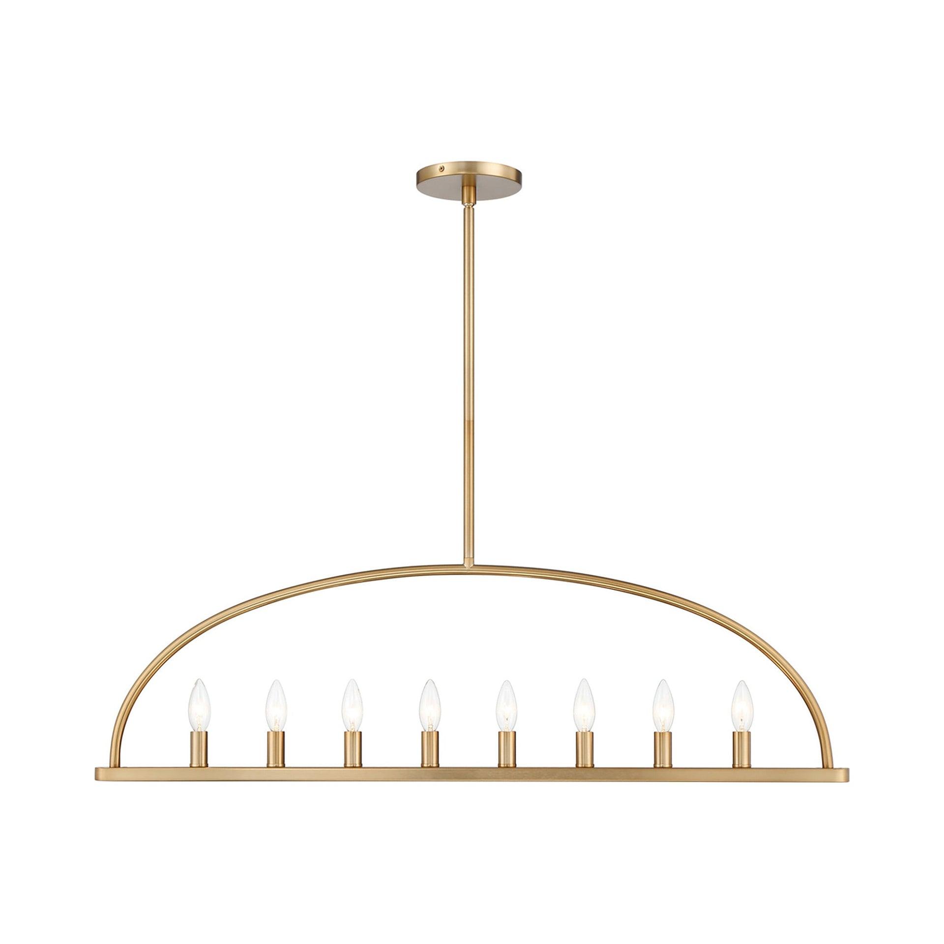 Crystorama Lighting Abbott 8 - Light Chandelier in  Vibrant Gold