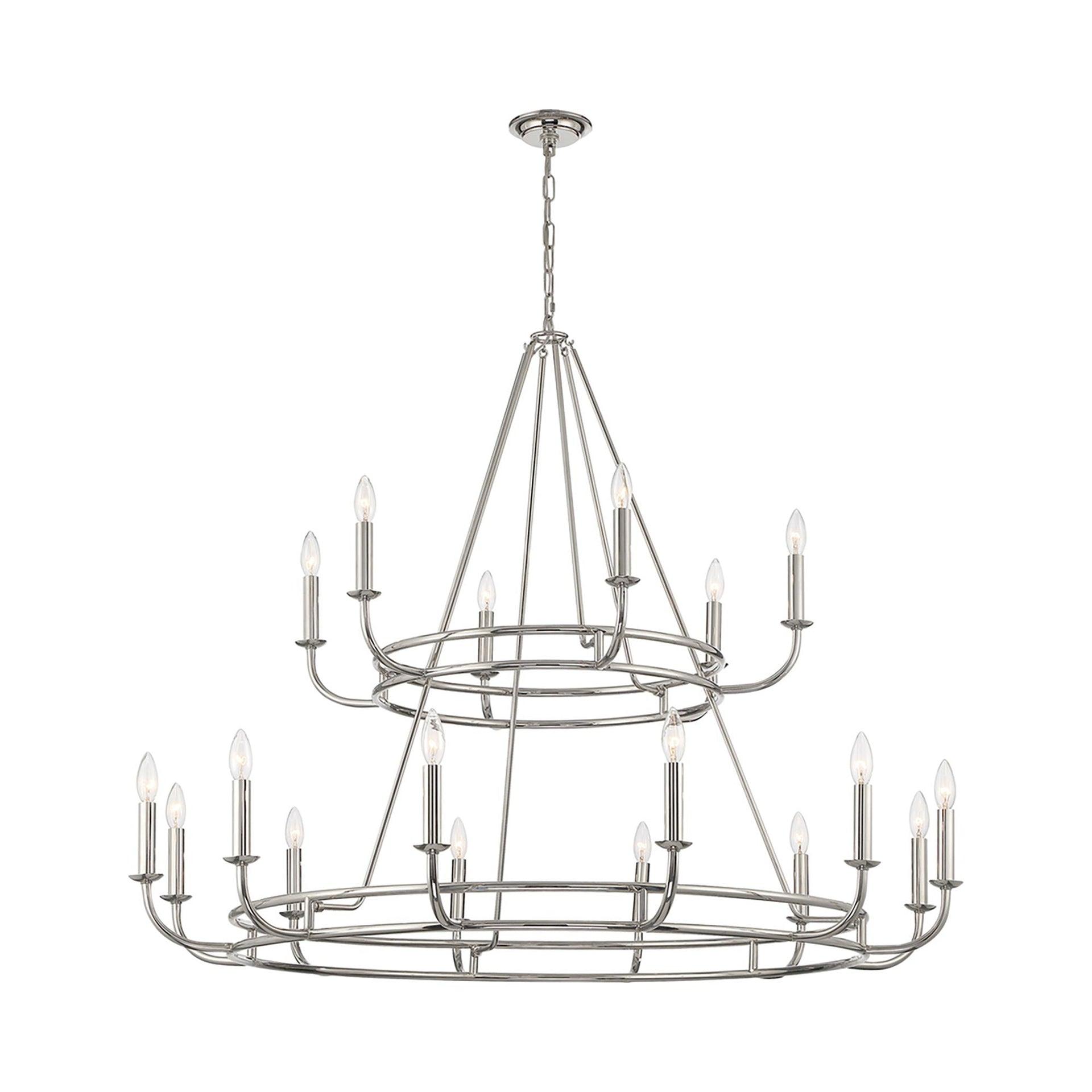 Crystorama Lighting - Bailey - 18 Light Chandelier-39 Inches Tall and 48 Inches