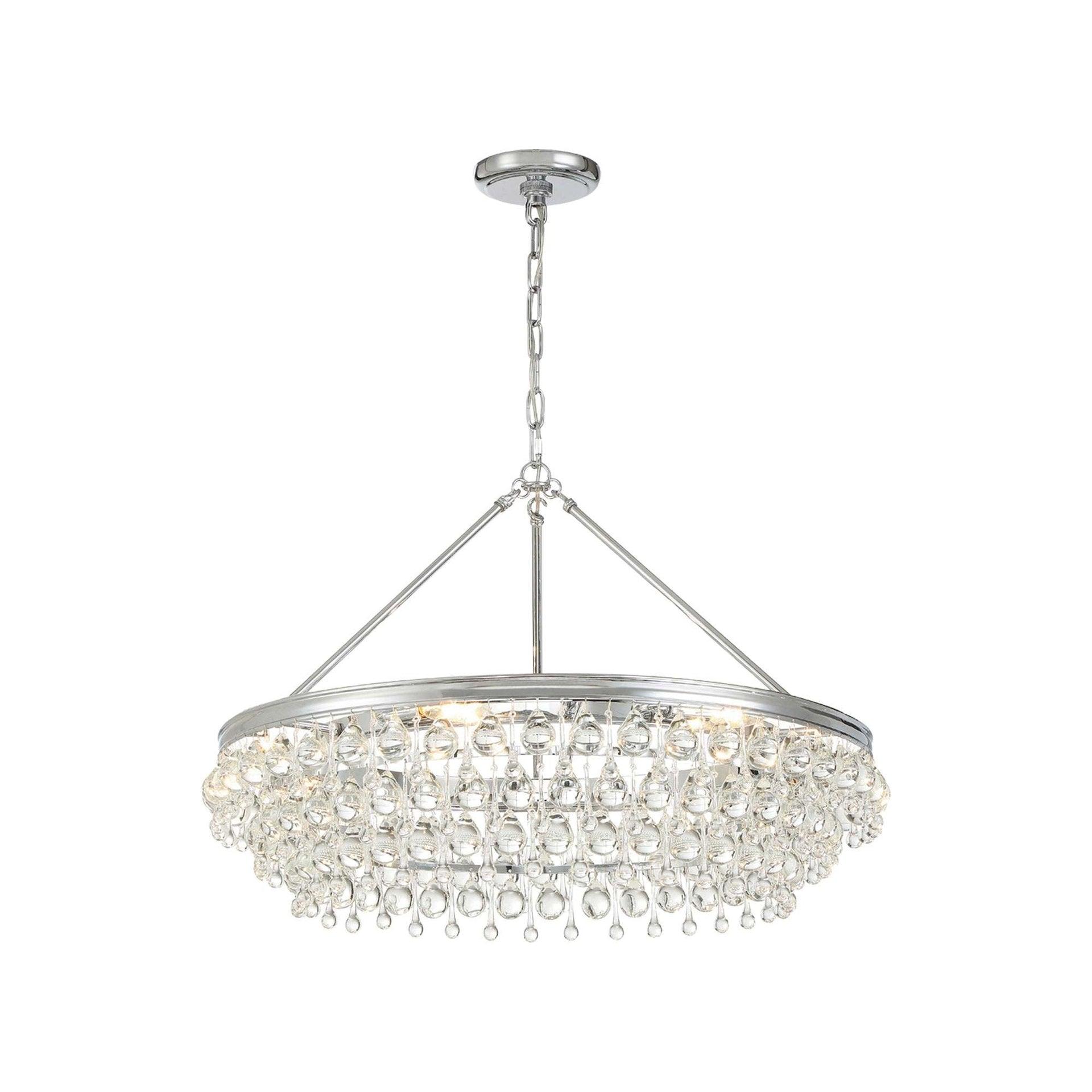 Crystorama Lighting - Six Light Chandelier - Chandelier - Calypso - Six Light