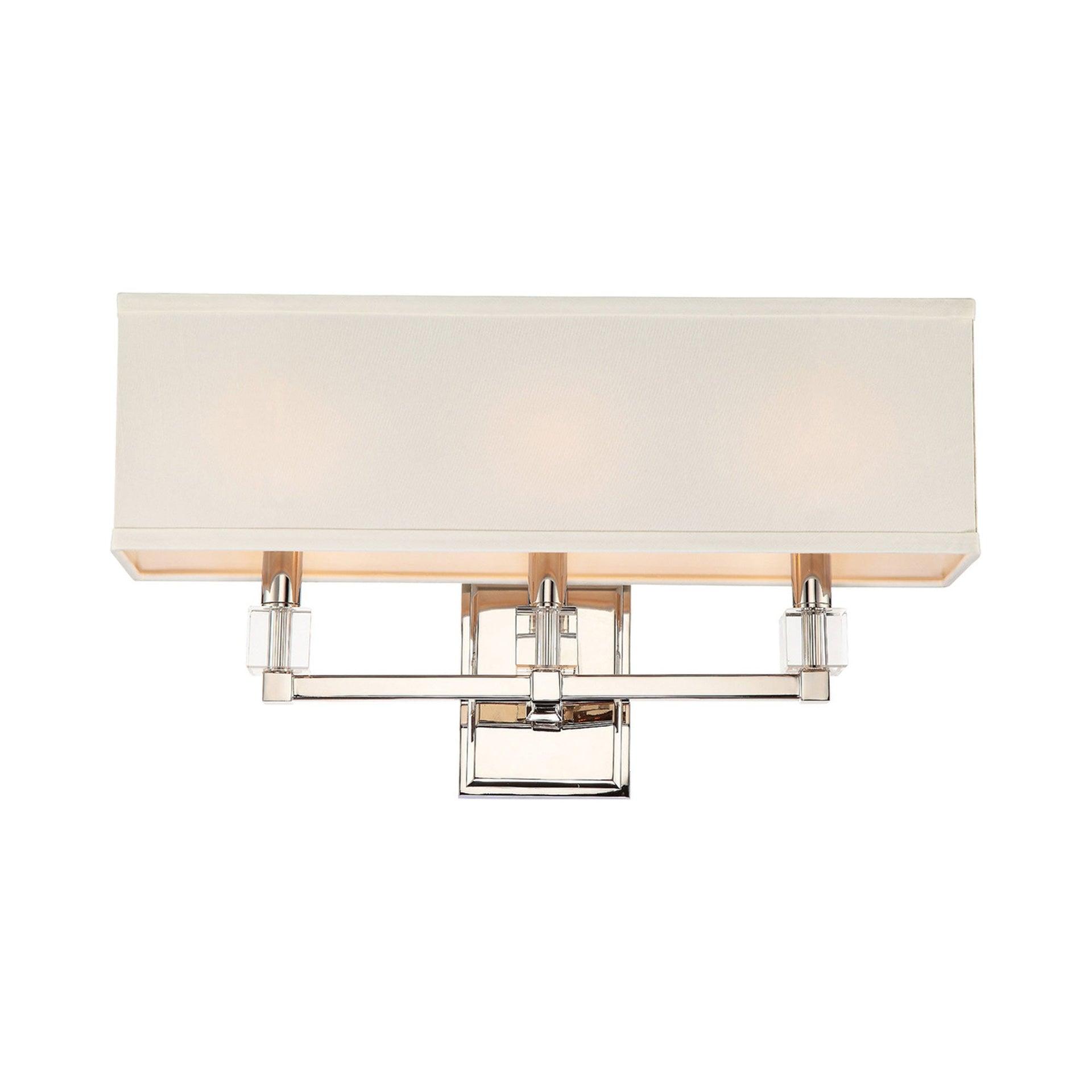 Crystorama Lighting Dixon 3 - Light Sconce in  Polished Nickel