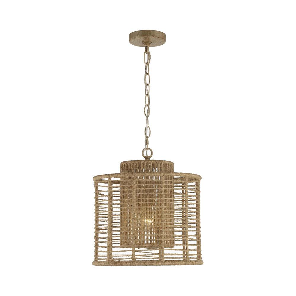 Crystorama Lighting Jayna 1 - Light Pendant in  Burnished Silver