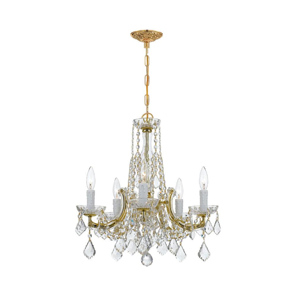 Crystorama Lighting - Five Light Chandelier - Chandelier - Maria Theresa - 5