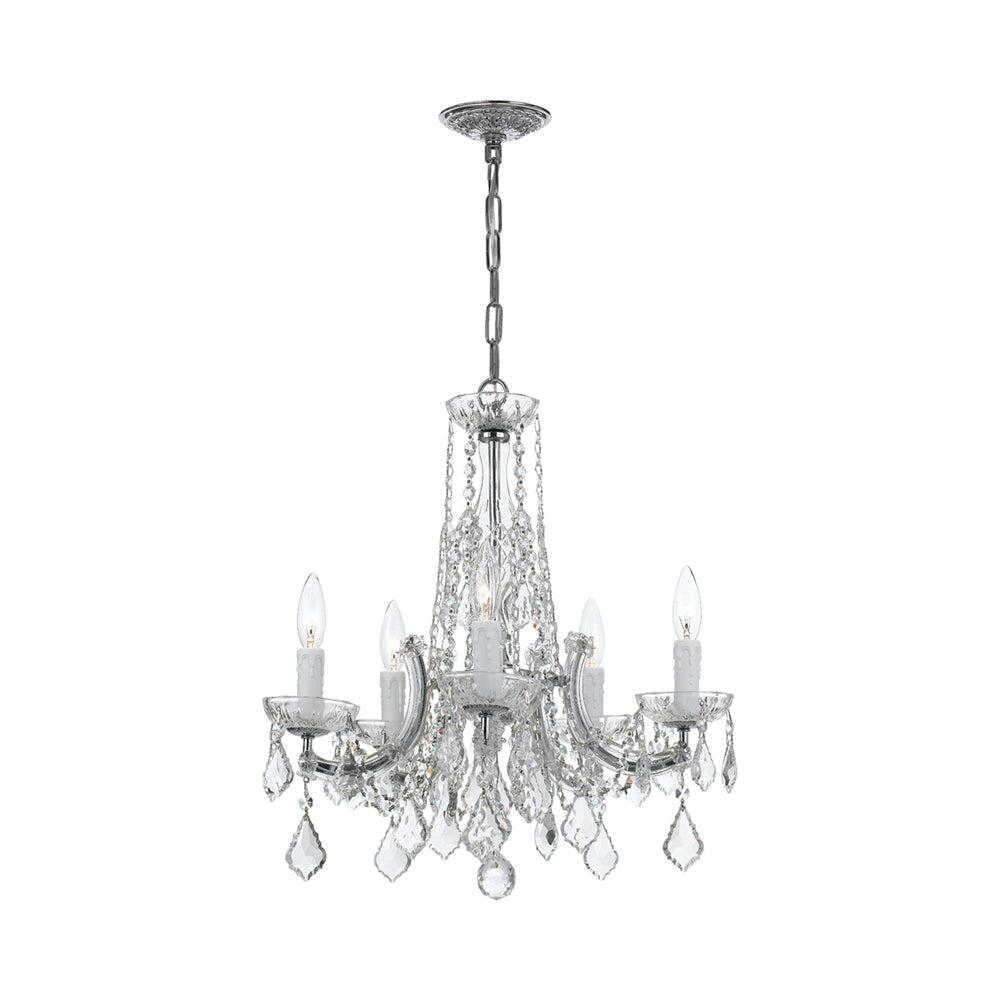 Crystorama Lighting - Five Light Chandelier - Chandelier - Maria Theresa - 5
