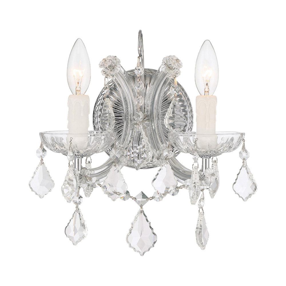Crystorama Lighting - Three Light Wall Mount - Wall Mount - Maria Theresa -