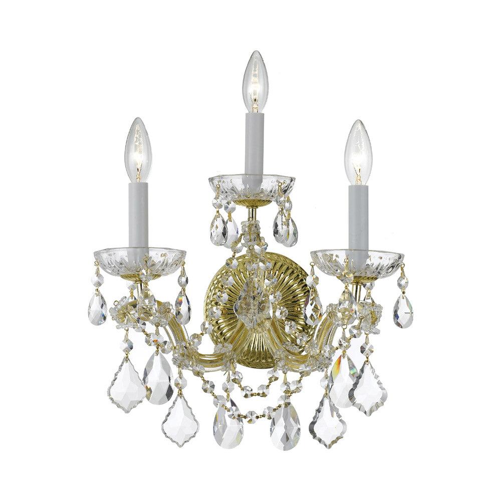 Crystorama Lighting - Three Light Wall Mount - Wall Mount - Maria Theresa -