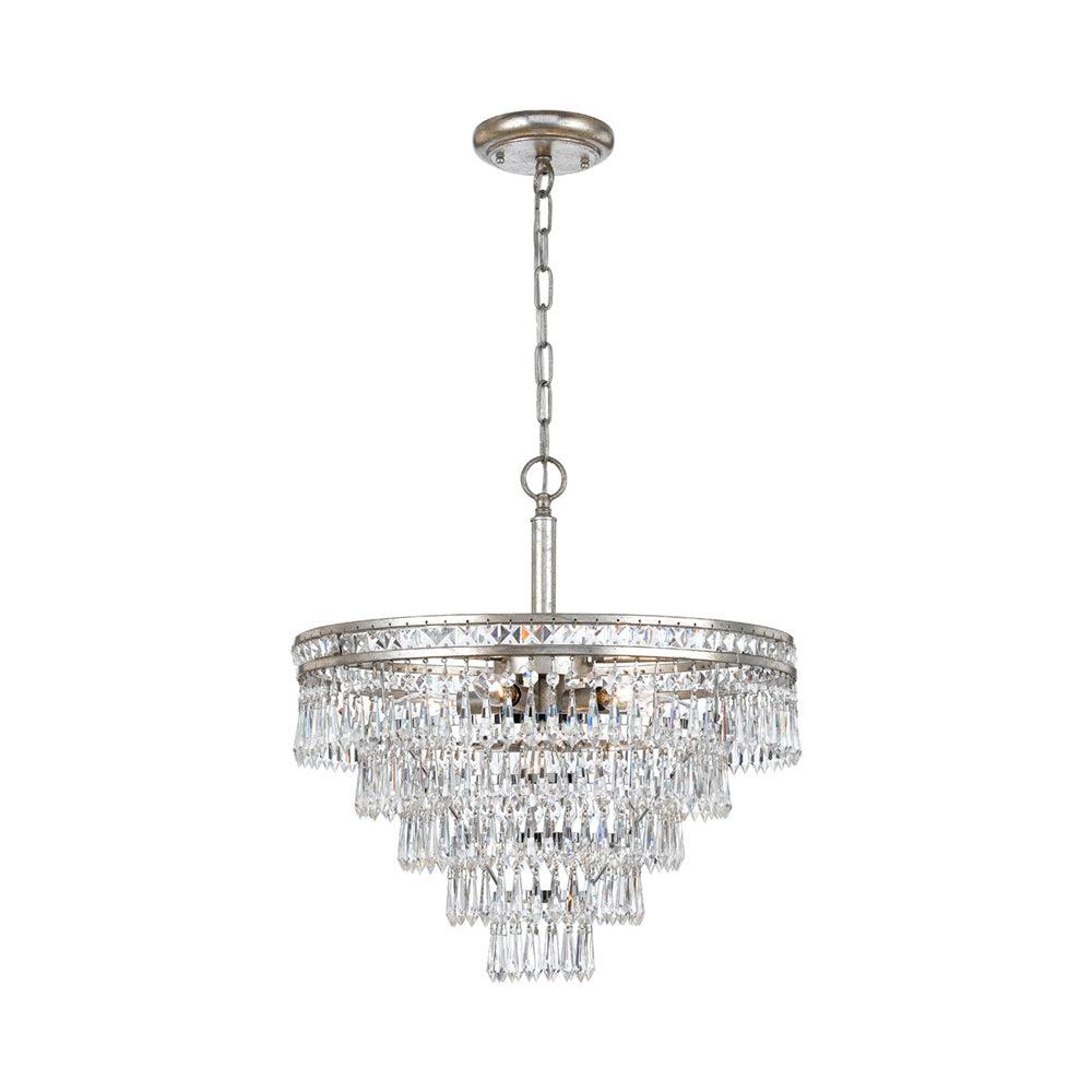 Crystorama Lighting Mercer 7 - Light Chandelier in  Olde Silver