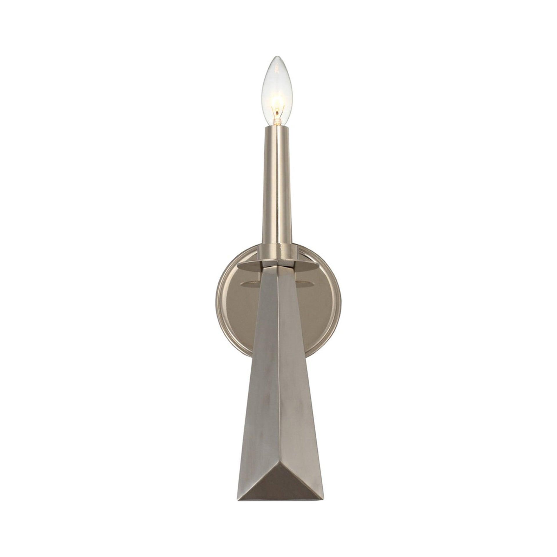Crystorama Lighting Palmer 1 - Light Sconce in  Polished Nickel