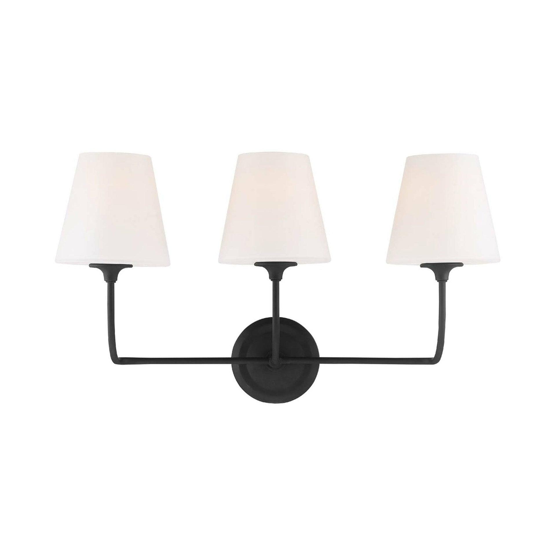 Crystorama Lighting - Bathroom Vanity - Sylvan 3 Light Bath Vanity in Classic