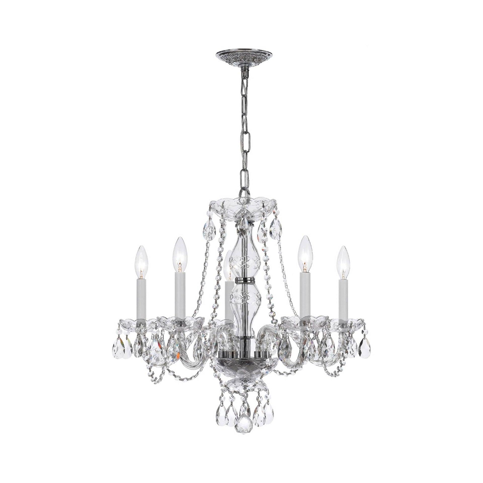 Crystorama Lighting - Five Light Chandelier - Chandelier - Crystal - Five Light