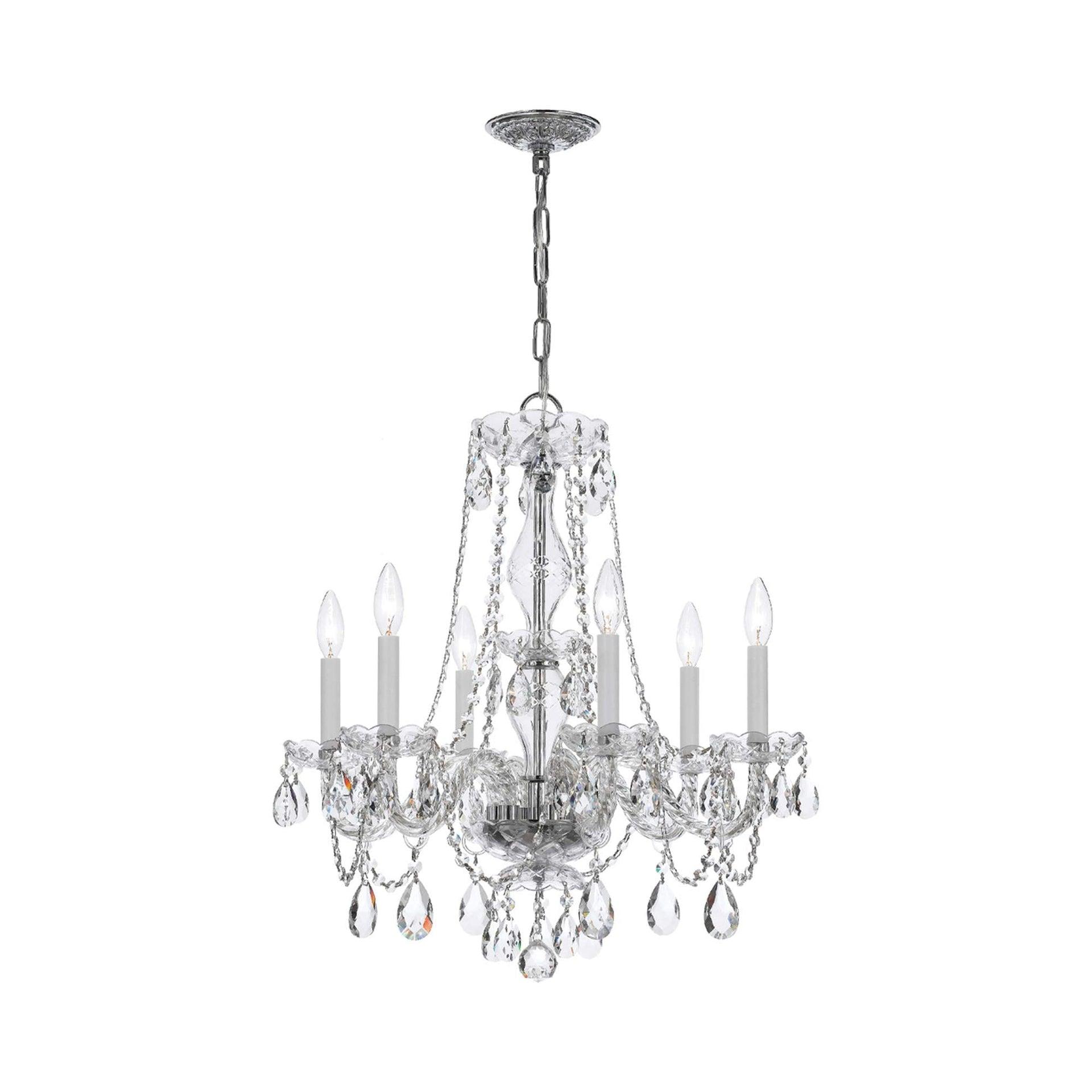 House of Hampton® Kimmori 6 - Light Glass Dimmable Chandelier