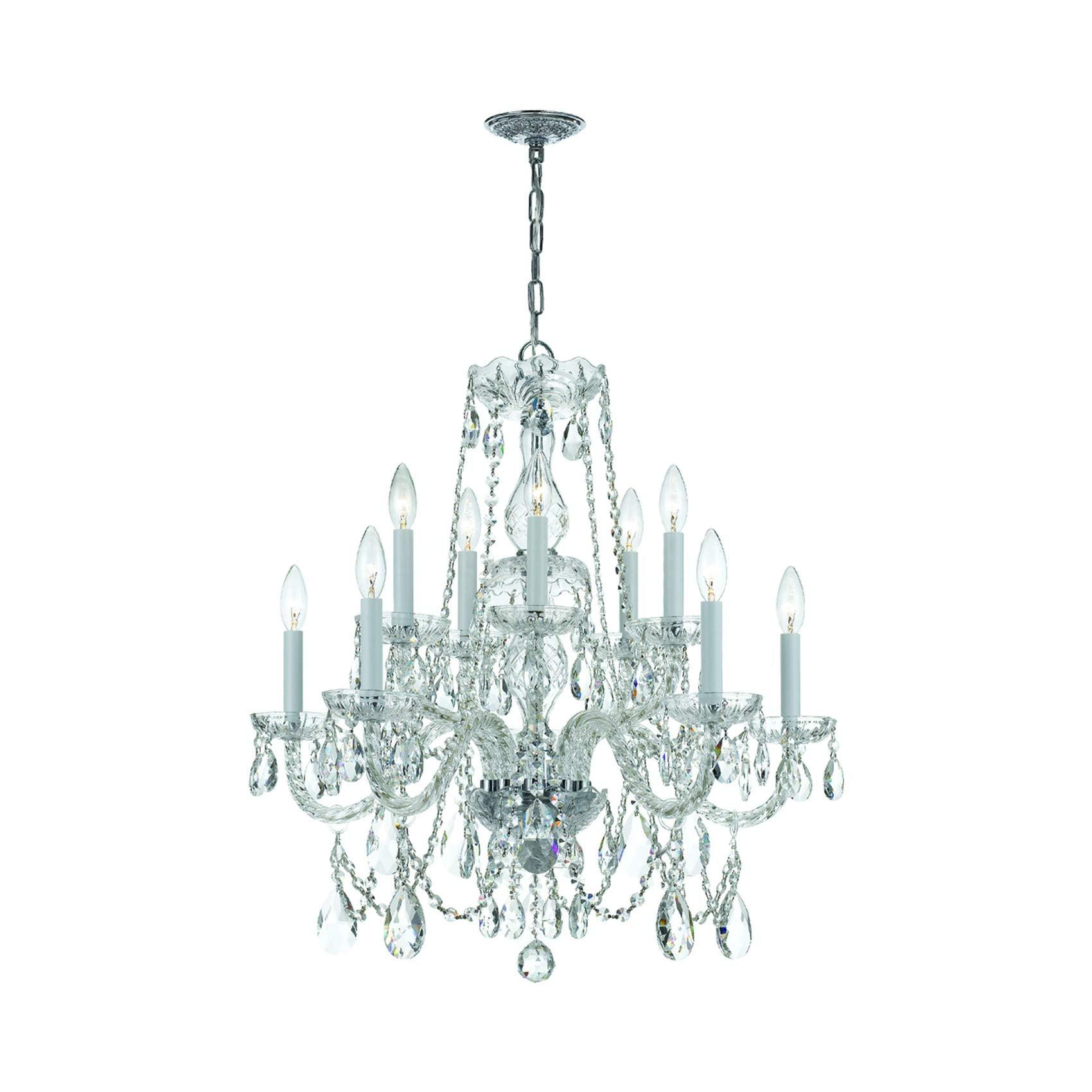 Crystorama Lighting - Ten Light Chandelier - Chandelier - Crystal - Ten Light