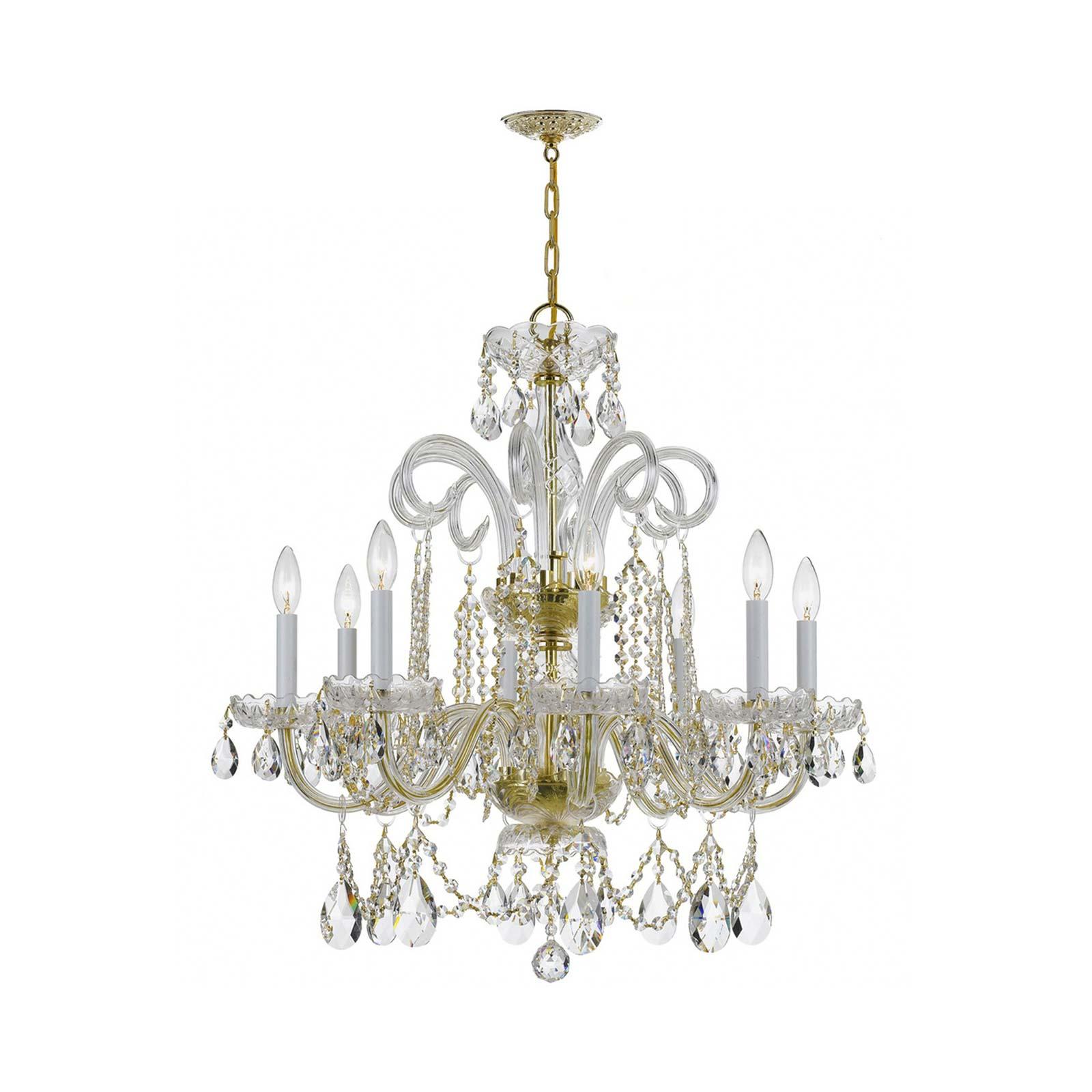 Traditional Crystal 5008-PB-CL-MWP Chandelier