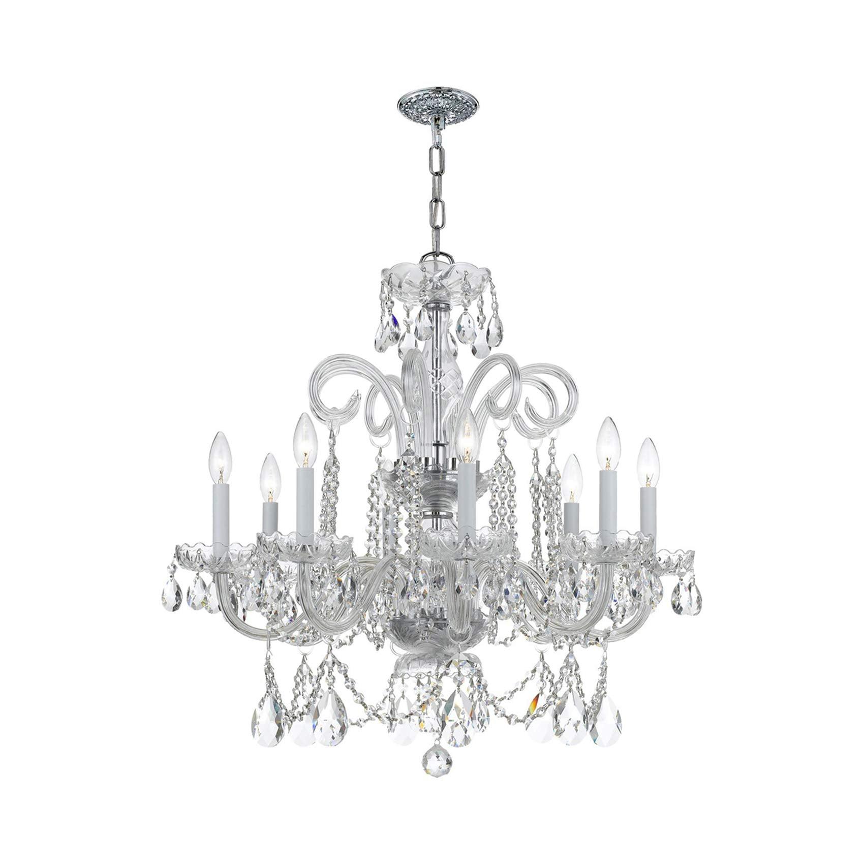 Crystorama Lighting - Eight Light Chandelier - Chandelier - Crystal - Eight
