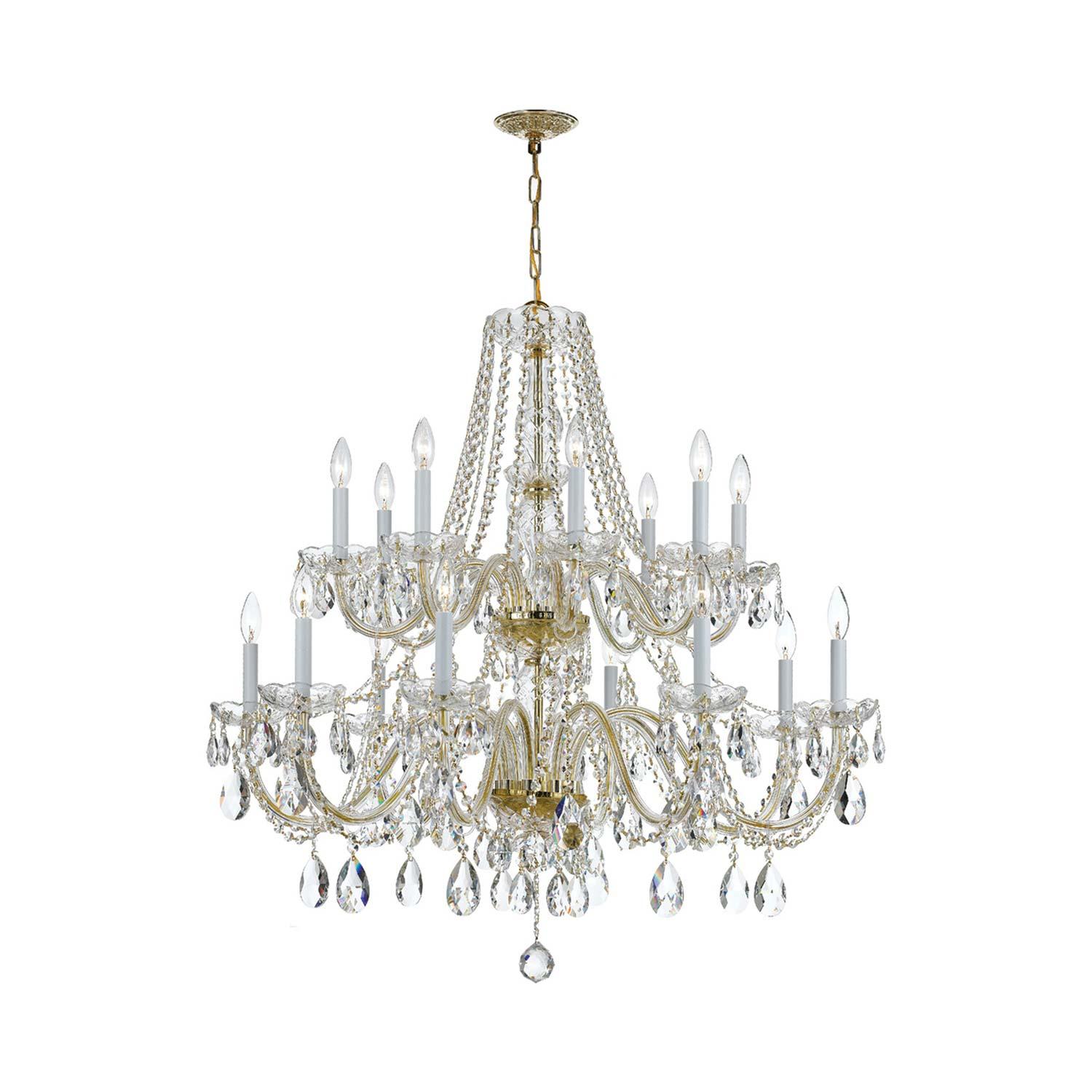 Crystorama Lighting - 16 Light Chandelier - Chandelier - Crystal - Eight Light