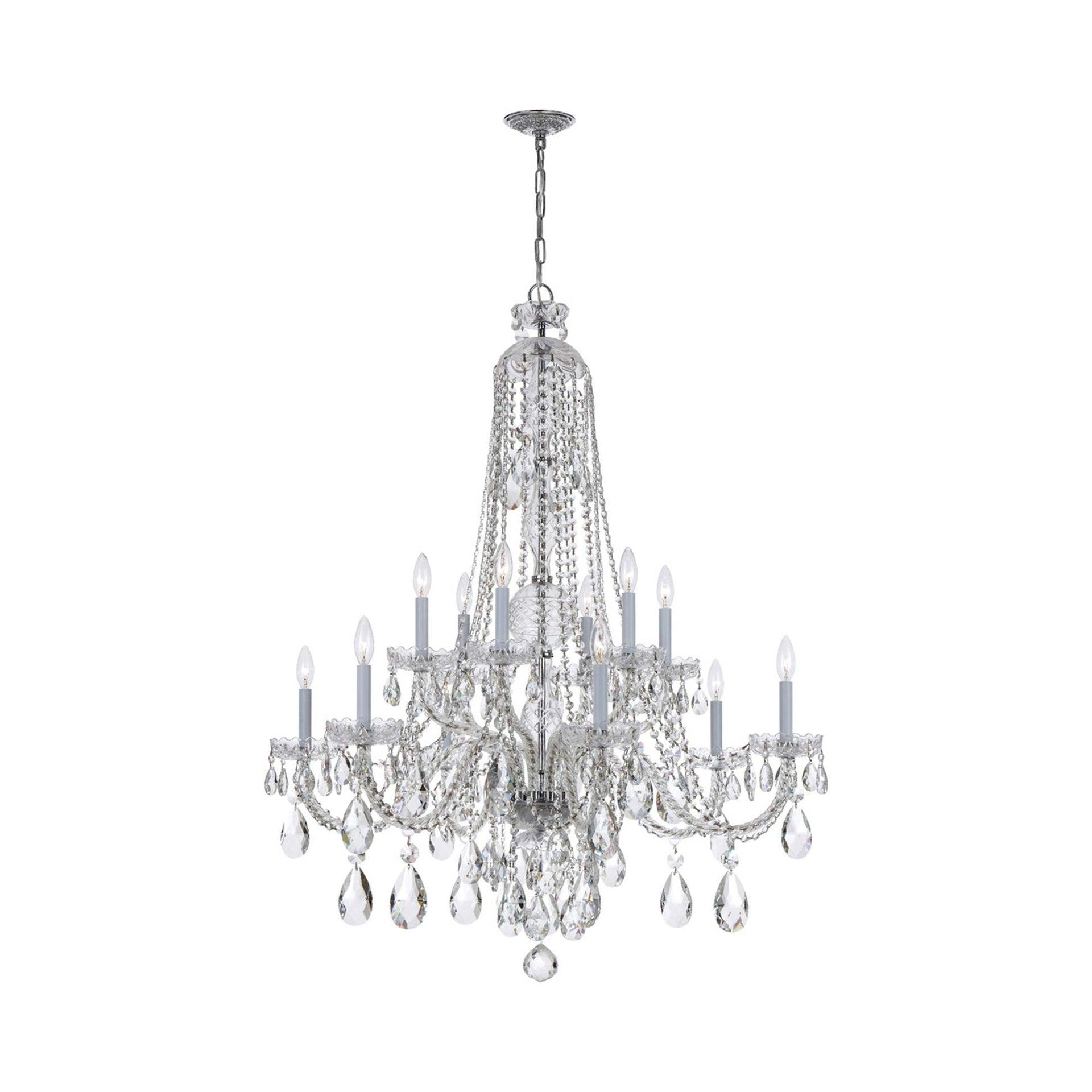 Crystorama Lighting - 12 Light Chandelier - Chandelier - Crystal - 12 Light
