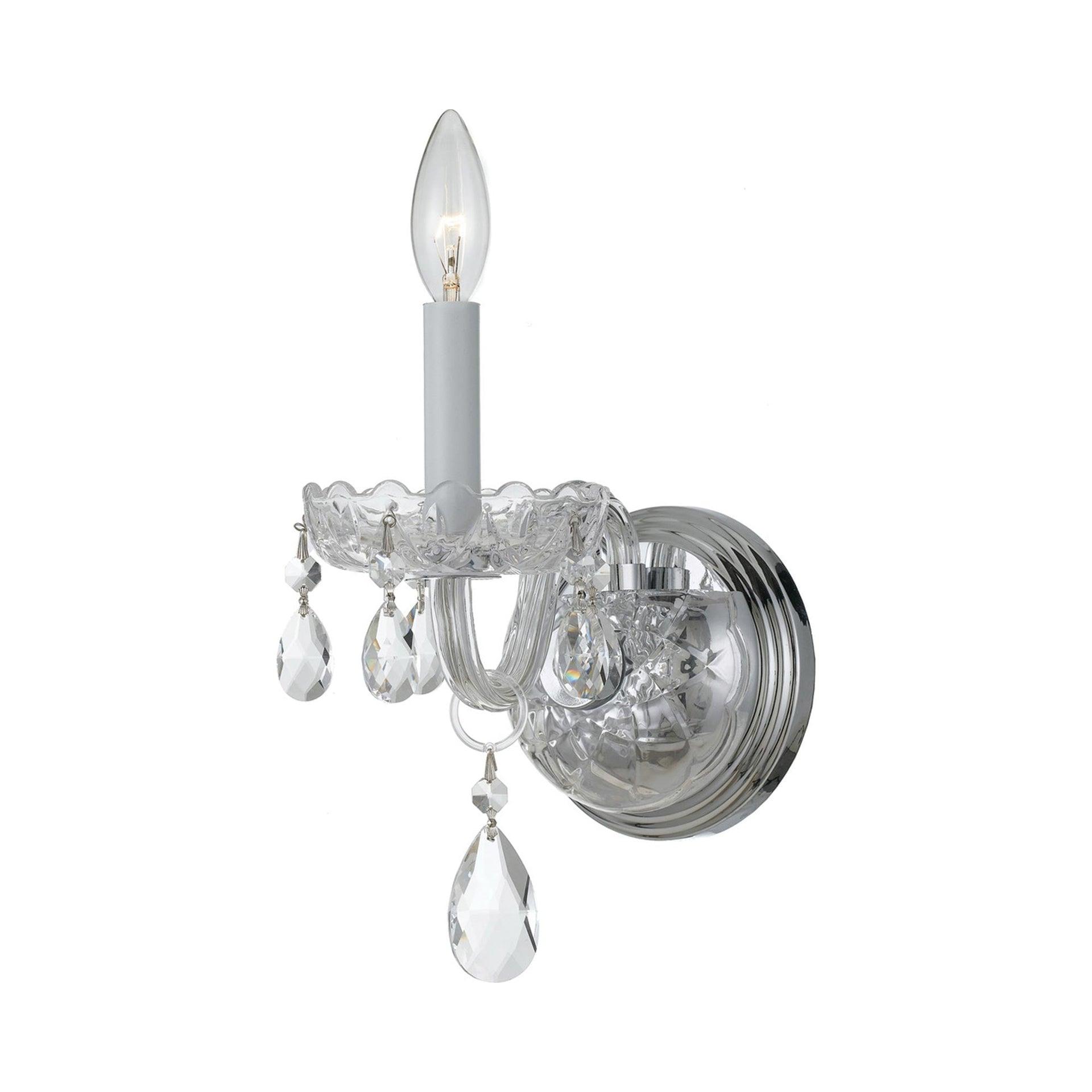 Crystorama Lighting - One Light Wall Mount - Wall Mount - Crystal - One Light
