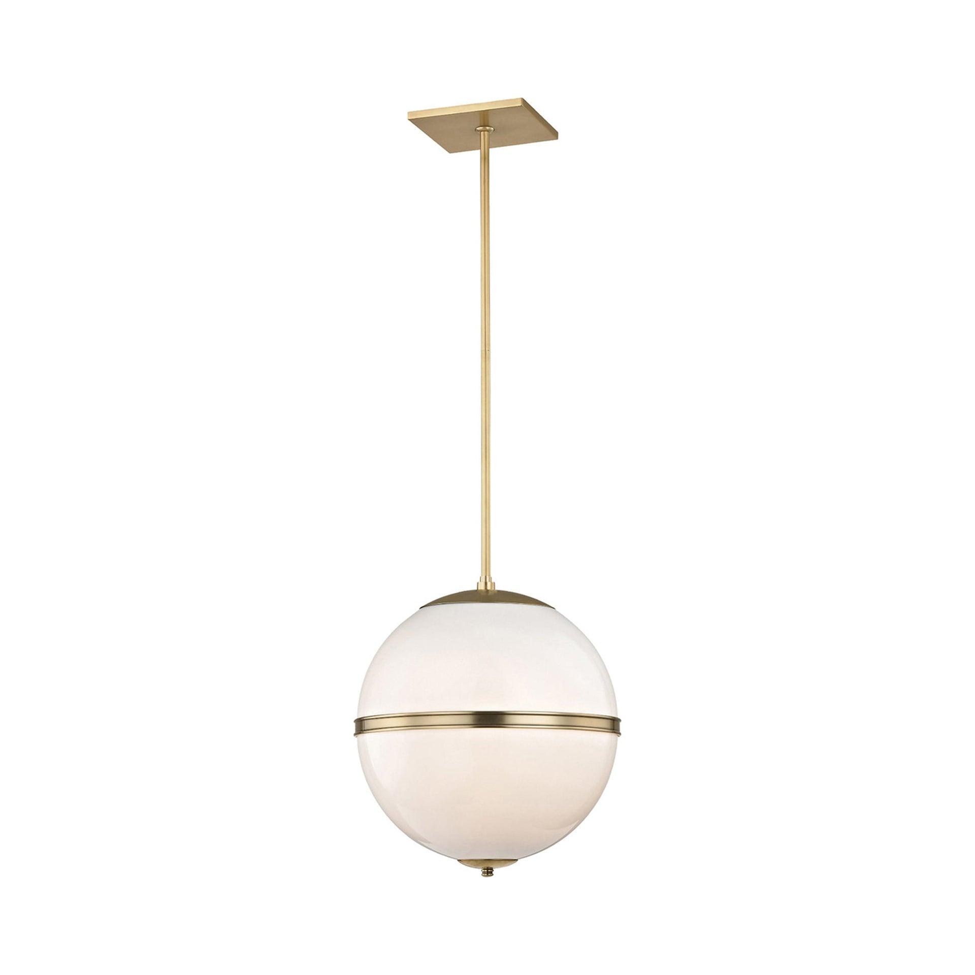Crystorama Lighting Truax 3 - Light Pendant in  Aged Brass