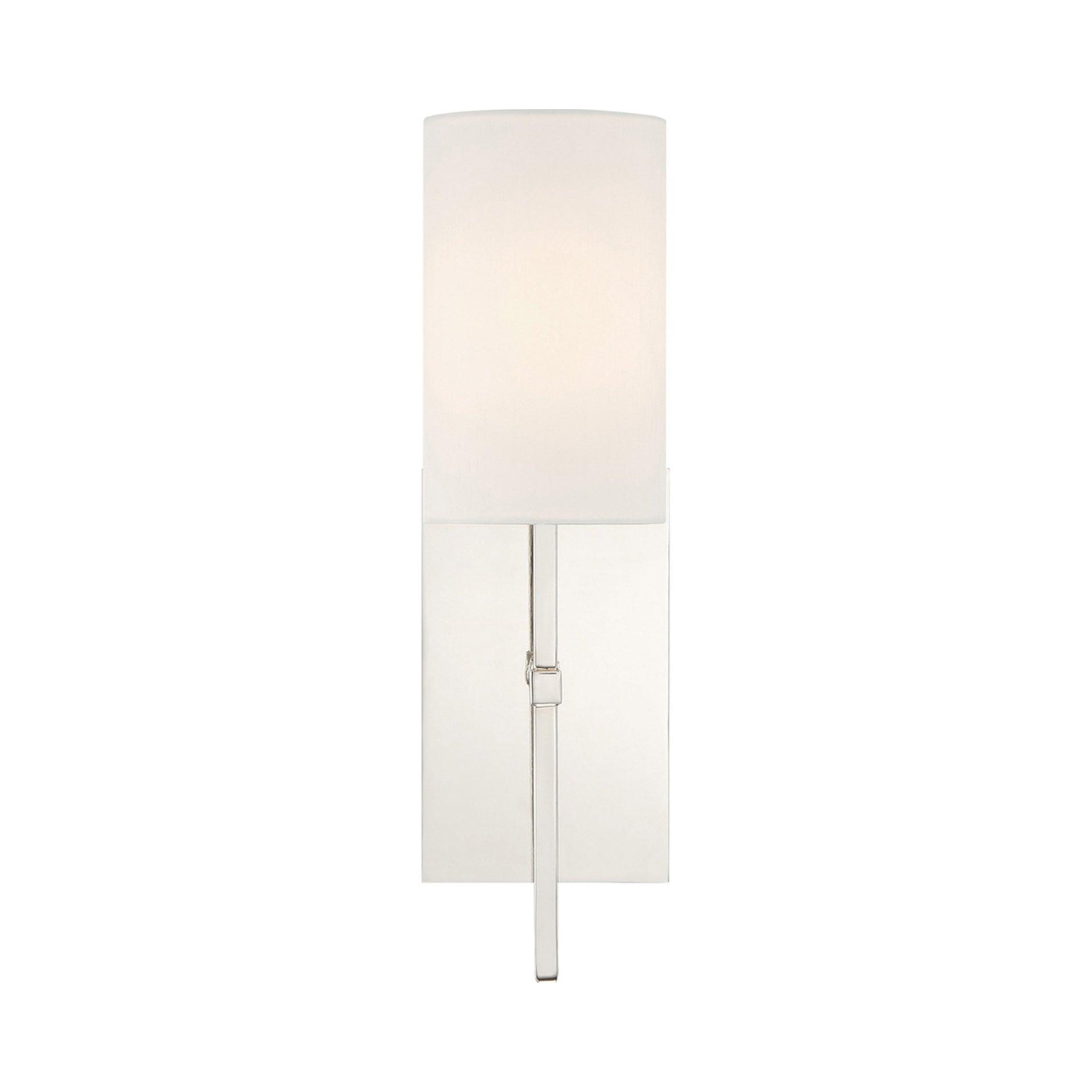 VER-241-PN-Crystorama Lighting-Veronica - One Light Wall Sconce-Polished Nickel Finish