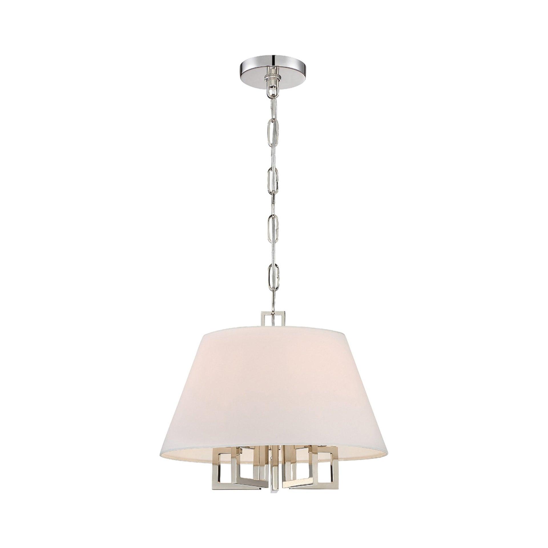 Crystorama Lighting Westwood 5 - Light Chandelier in  Polished Nickel