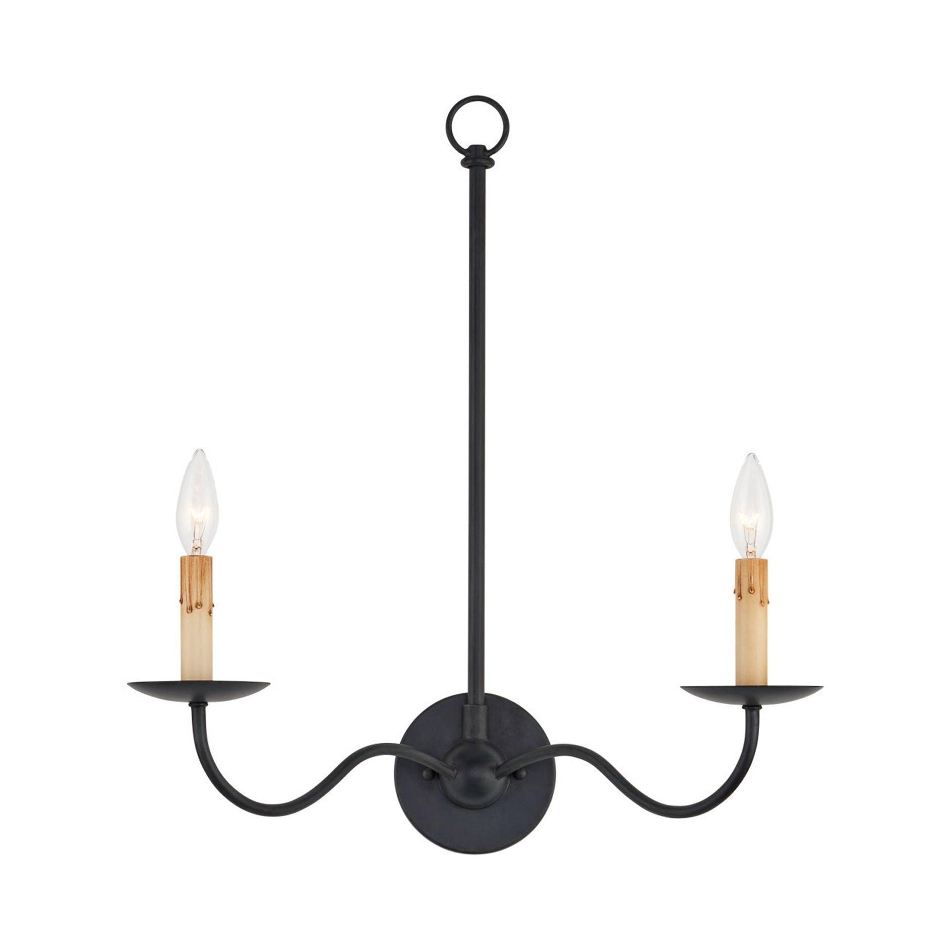 Saxon Double-Light Wall Sconce