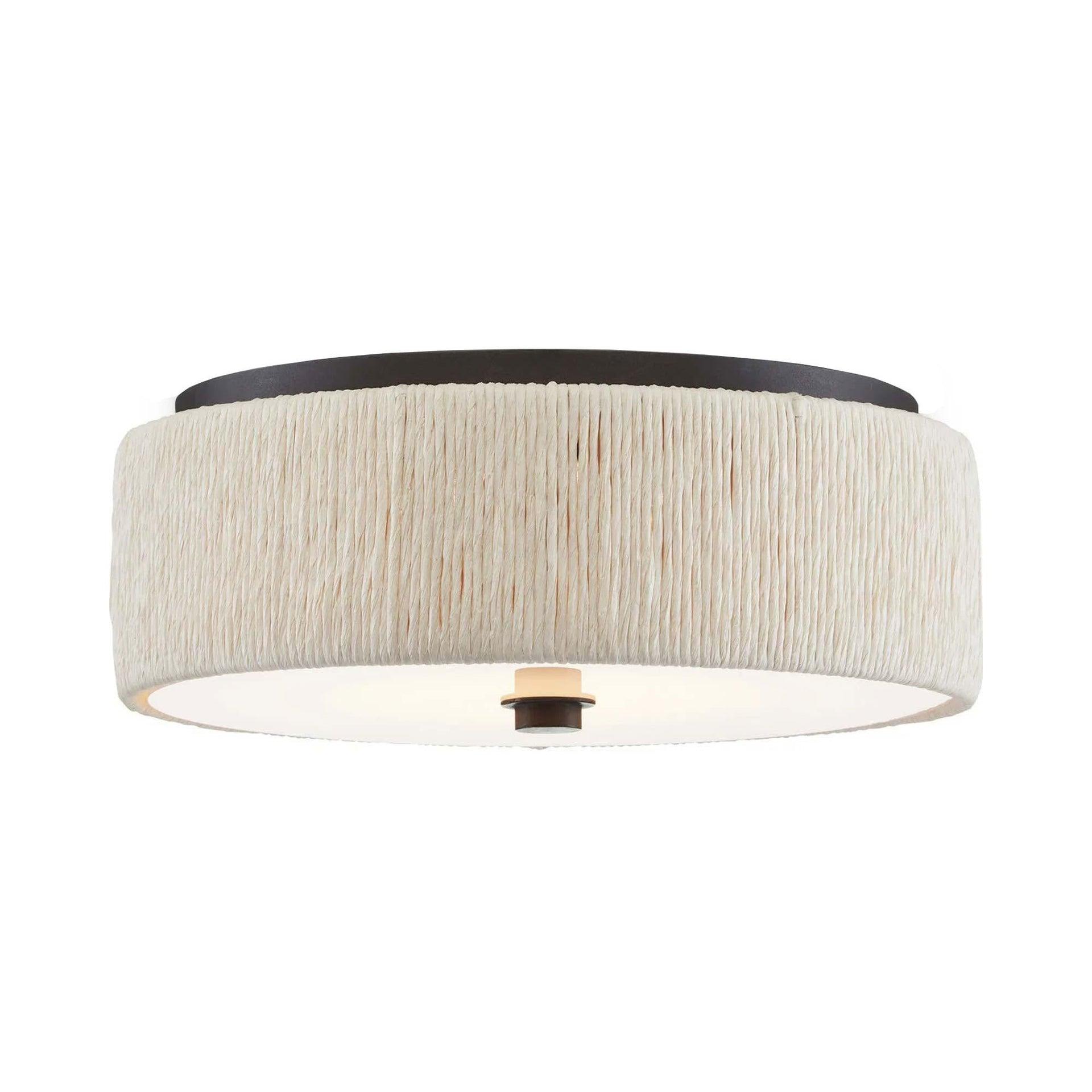 Addis Flush Mount - White / 14" Dia