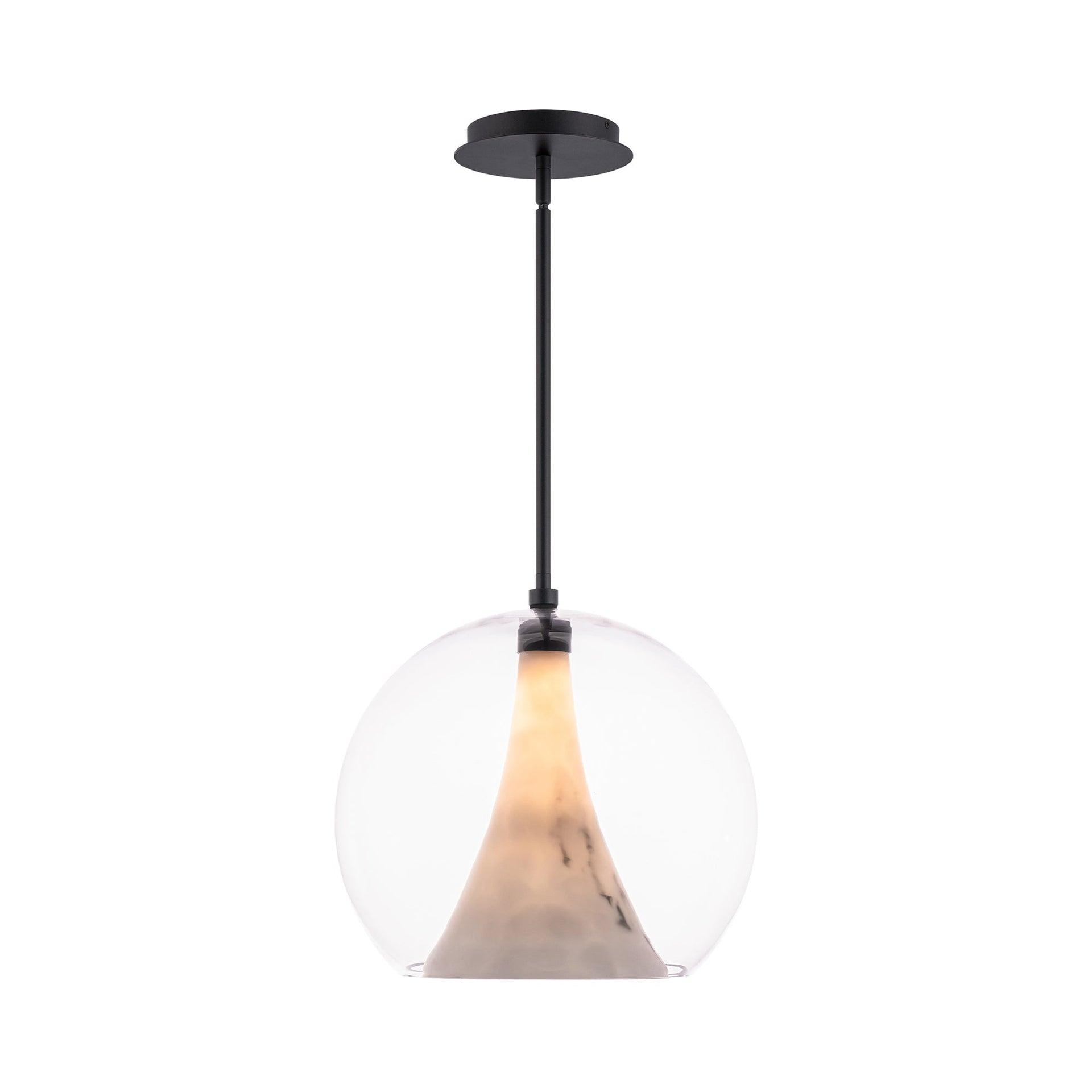 dweLED Chantilly 1 - Light Black LED Single Pendant