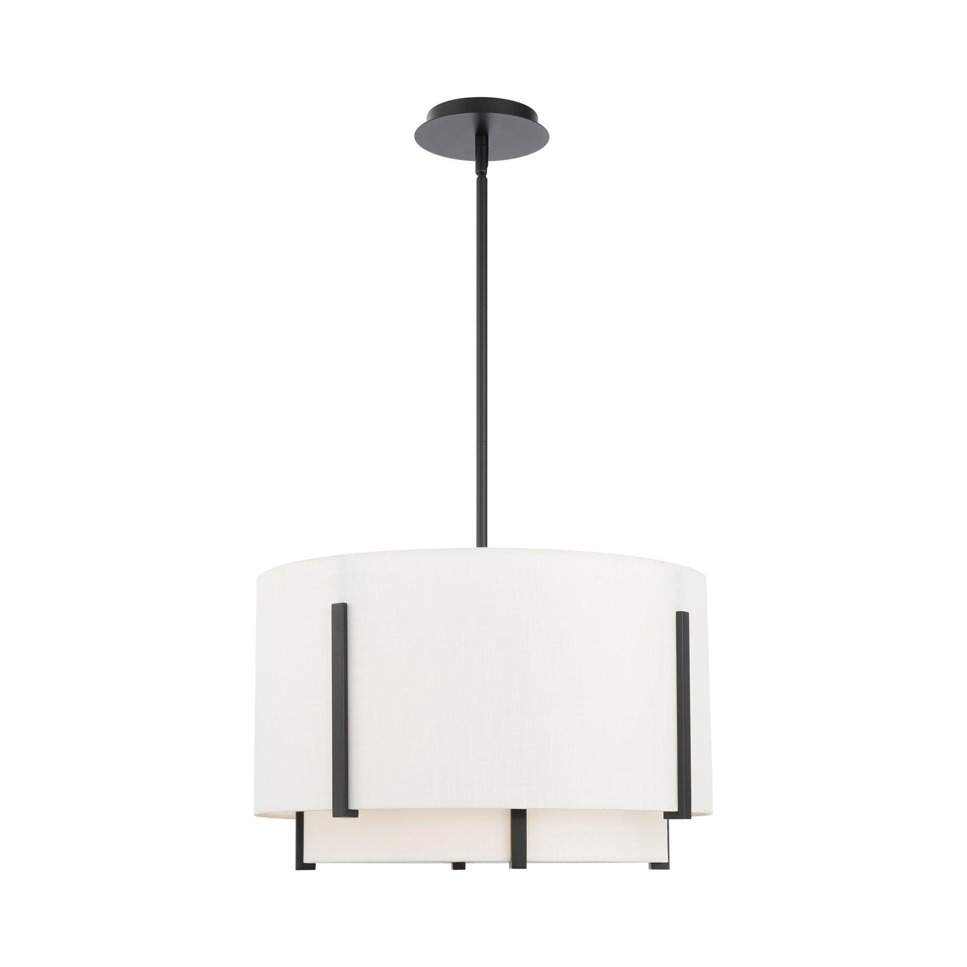 Strum 1 - Light Black LED Drum Pendant
