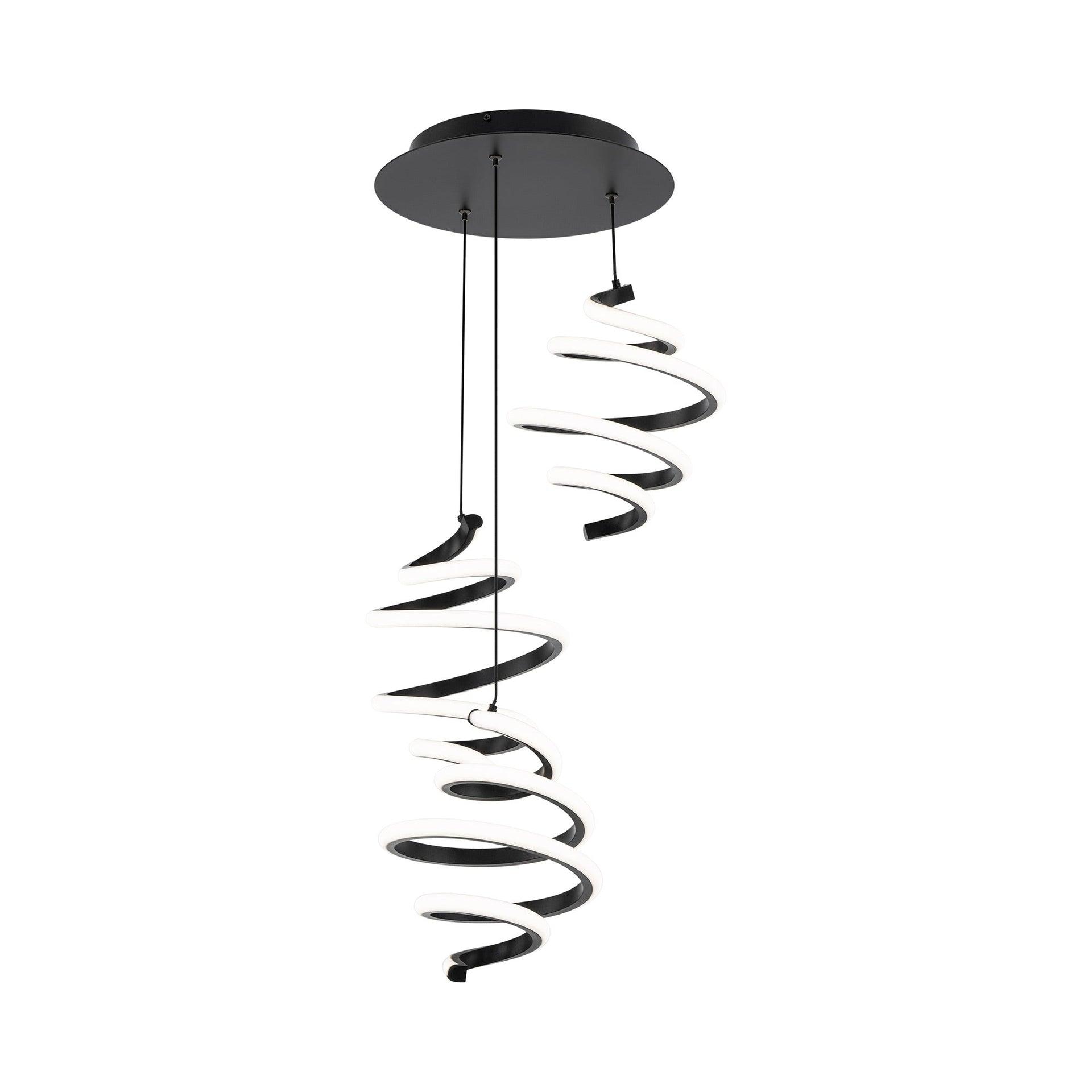dweLED Whirl Round 3 - LED Light Pendant - 4-CCT
