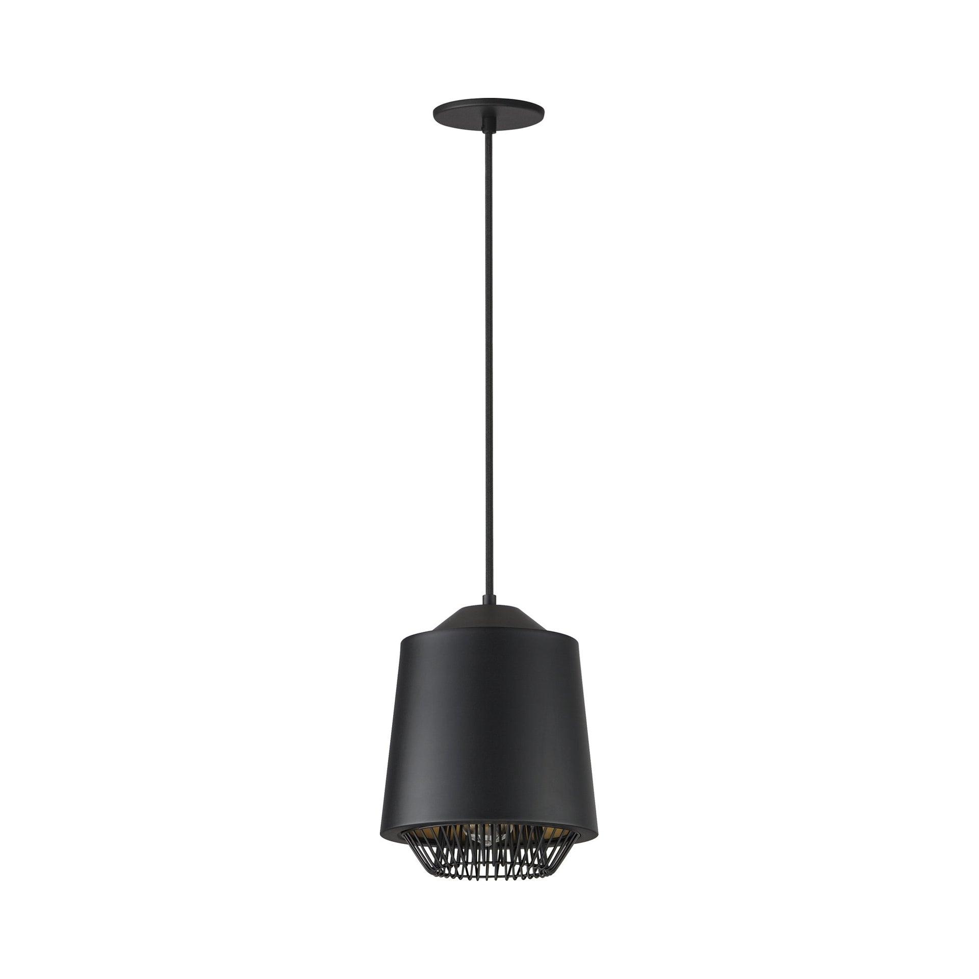 ET2 Lighting Phoenix 1 - Light Pendant in  Black/Gold