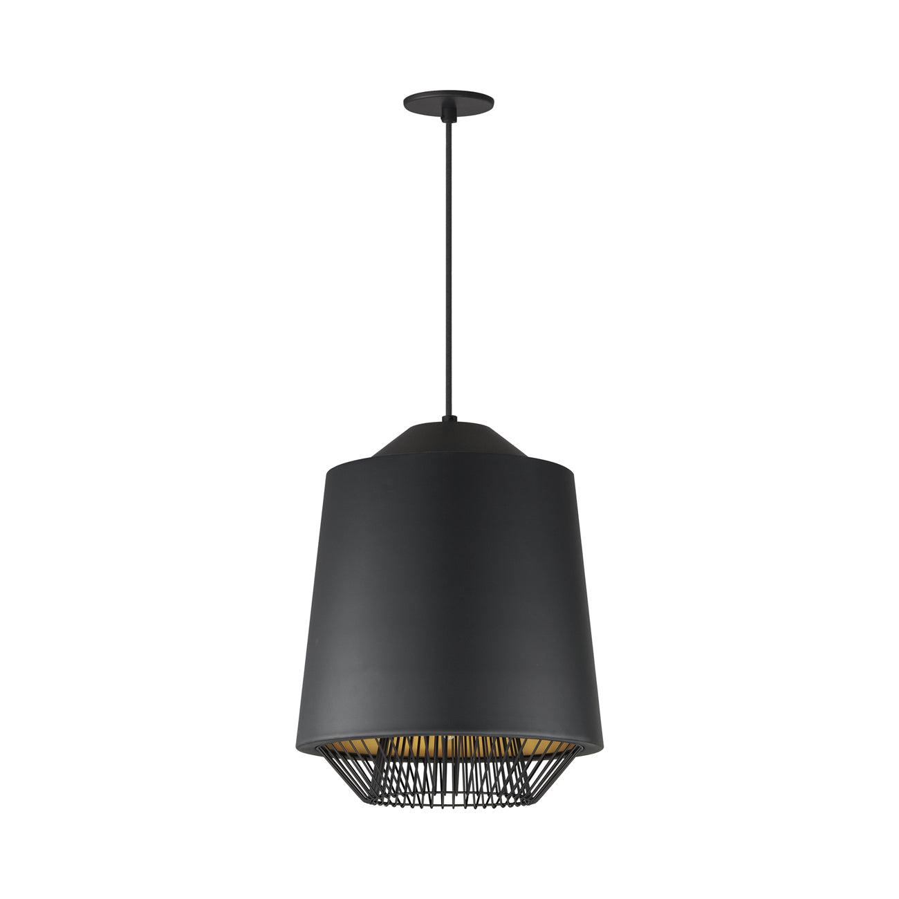 ET2 Lighting Phoenix 1 - Light Pendant in  Black/Gold