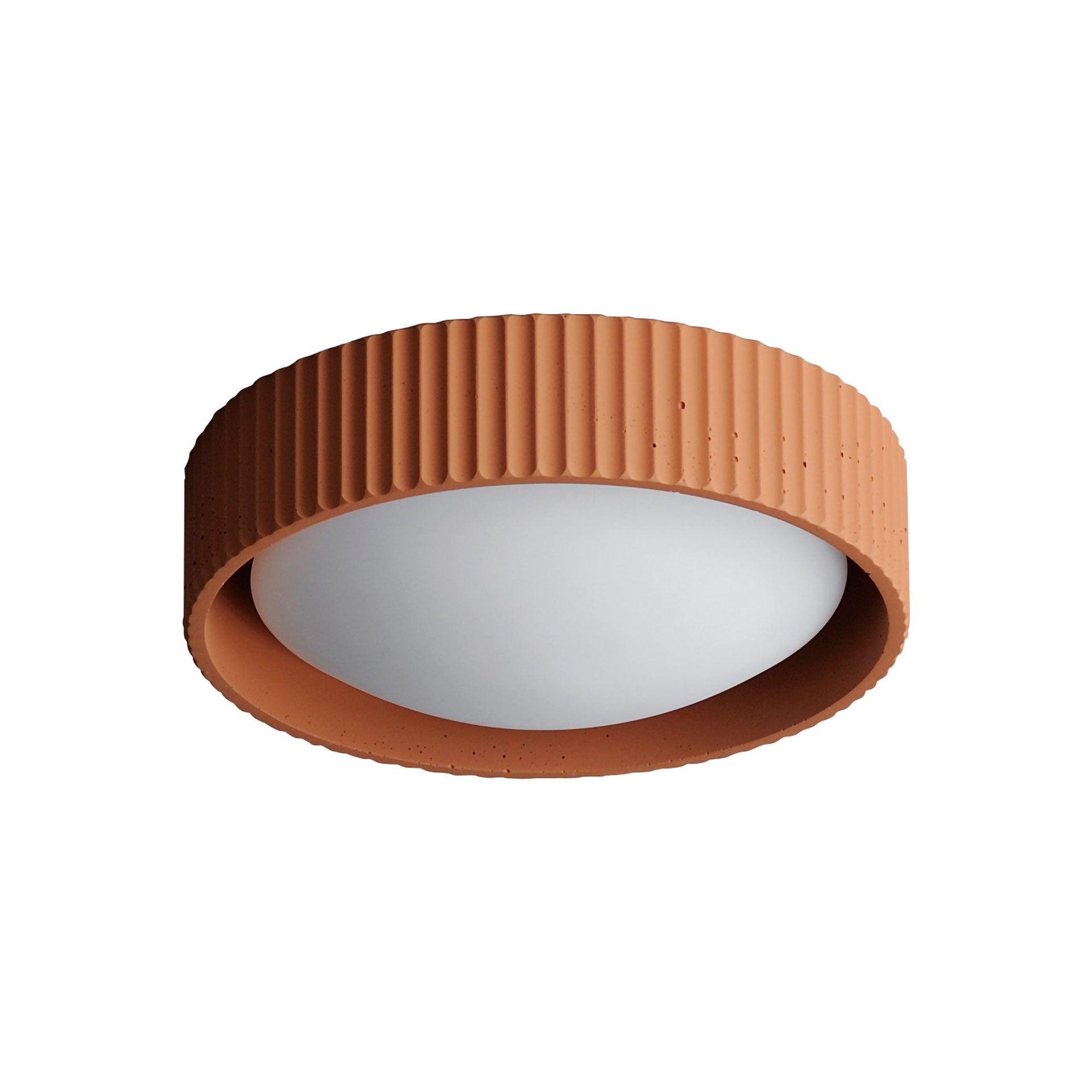 ET2 Lighting Souffle 1 - Light Flush Mount in  Terracotta
