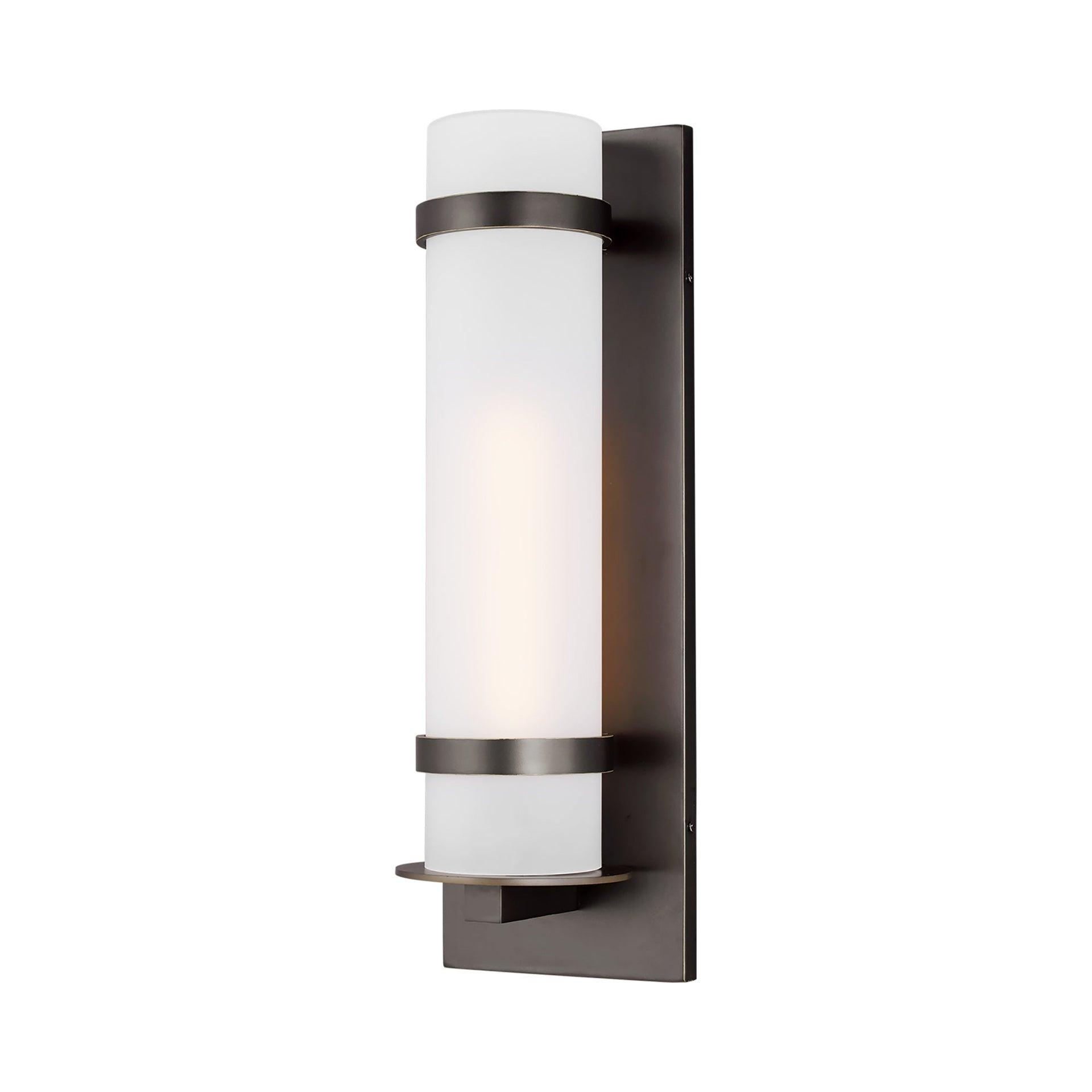 Generation Lighting Alban 1 -Light 24.63-in H Antique Bronze Hardwired Outdoor Wall Light
