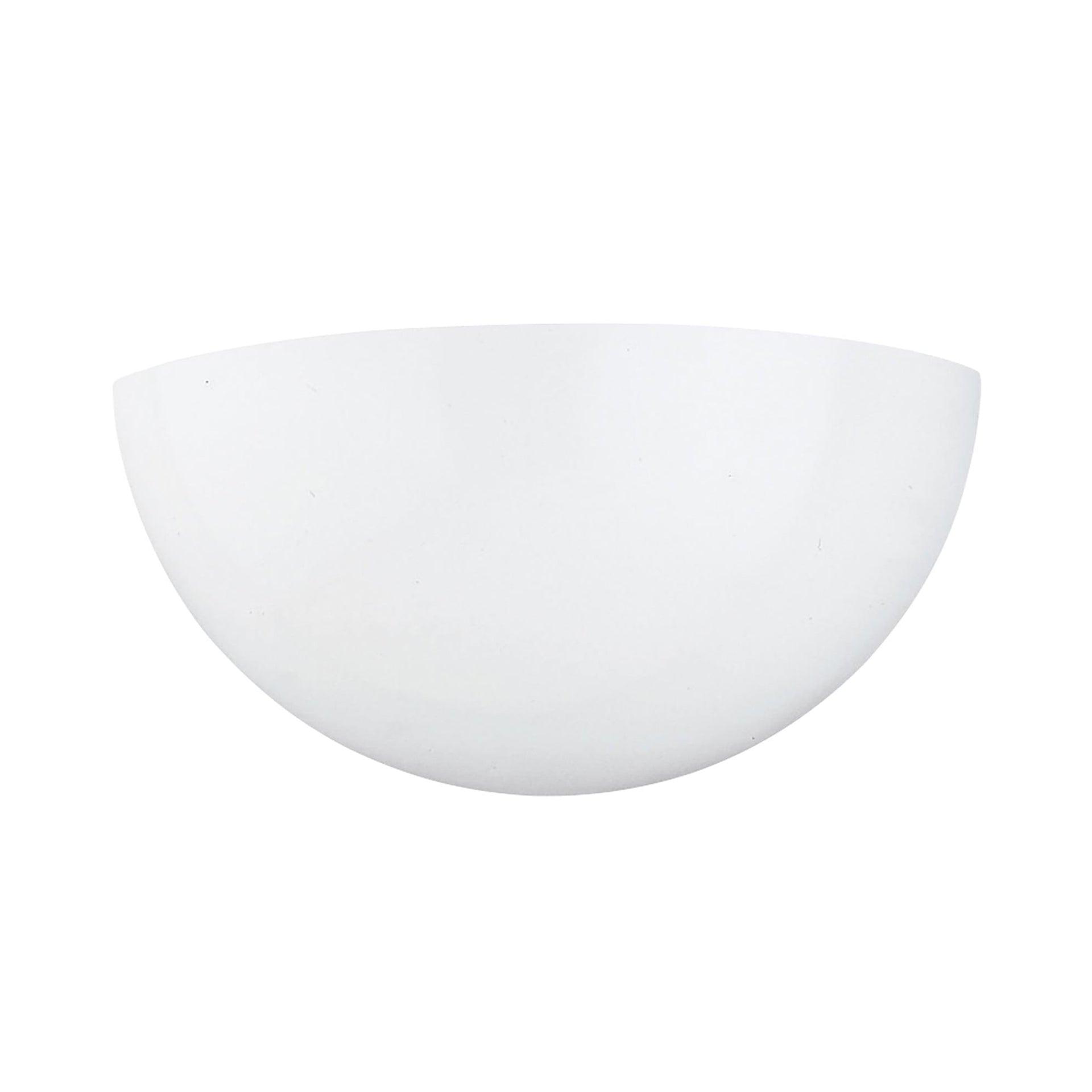 Elegant White Energy Star Outdoor Wall Sconce, Direct Wired