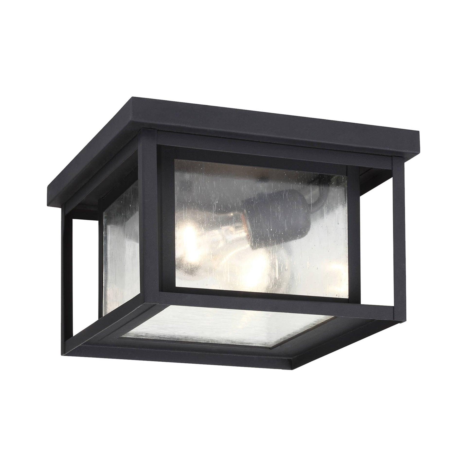Vermont Seeded Square Outdoor Flush Mount