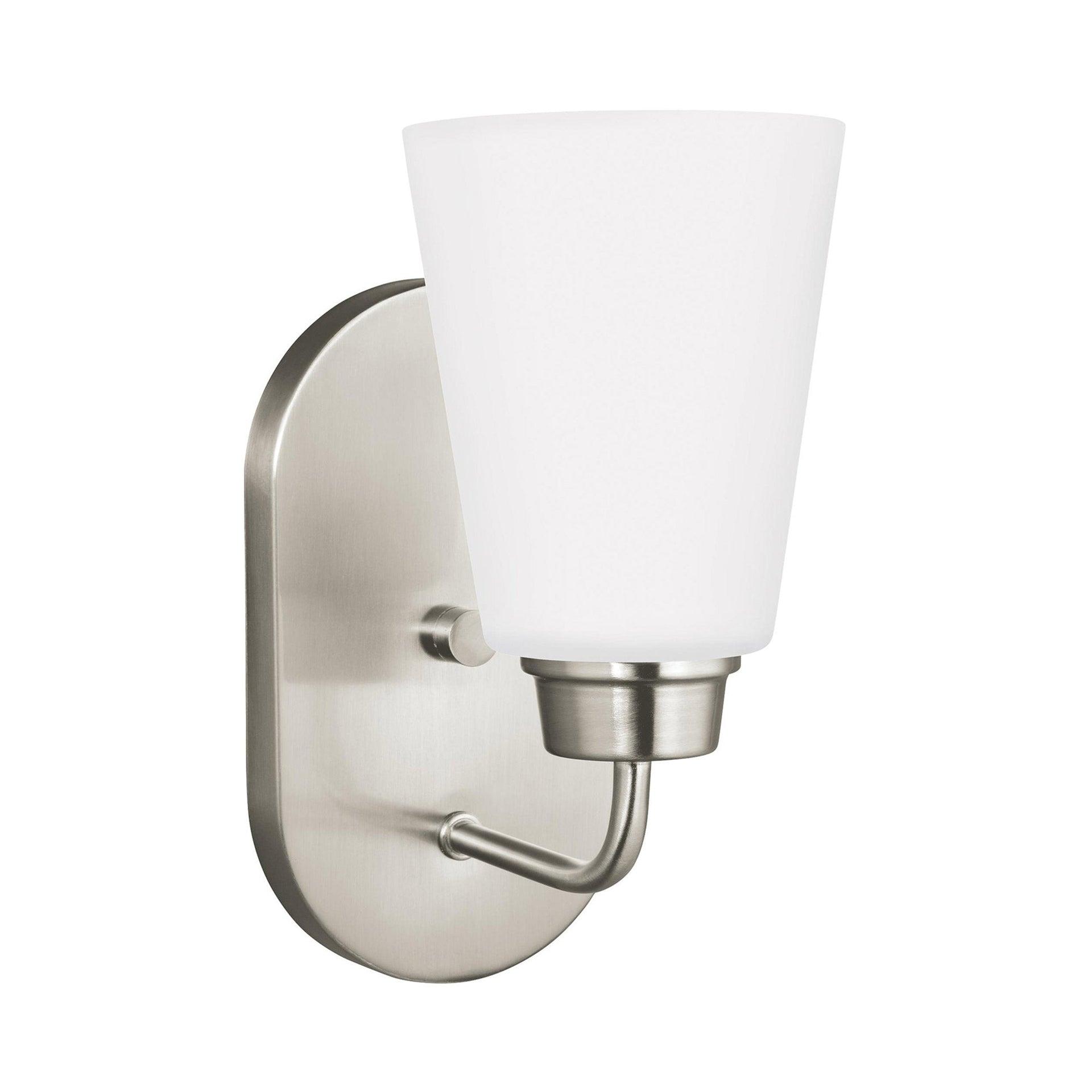 Kerrville Brushed Nickel 9.63" Outdoor Energy Star Wall Sconce