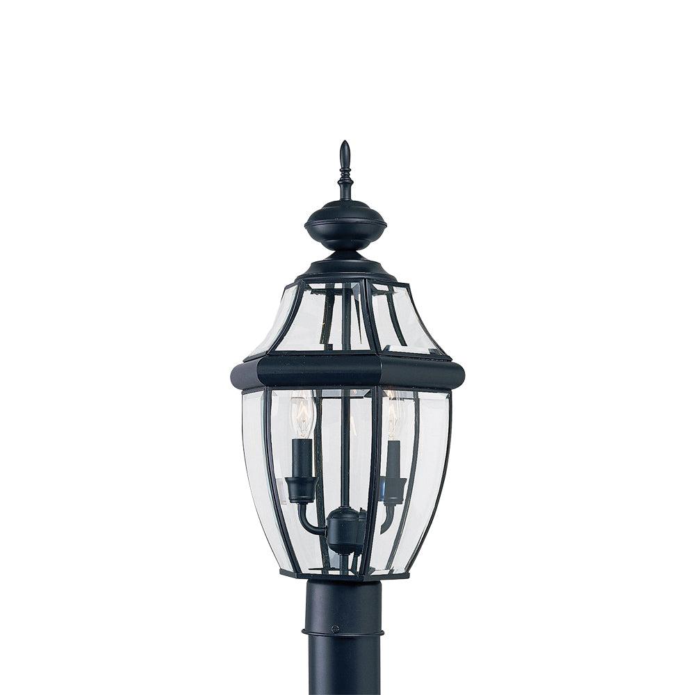 Lancaster 2-Light Traditional Outdoor Black Post Top
