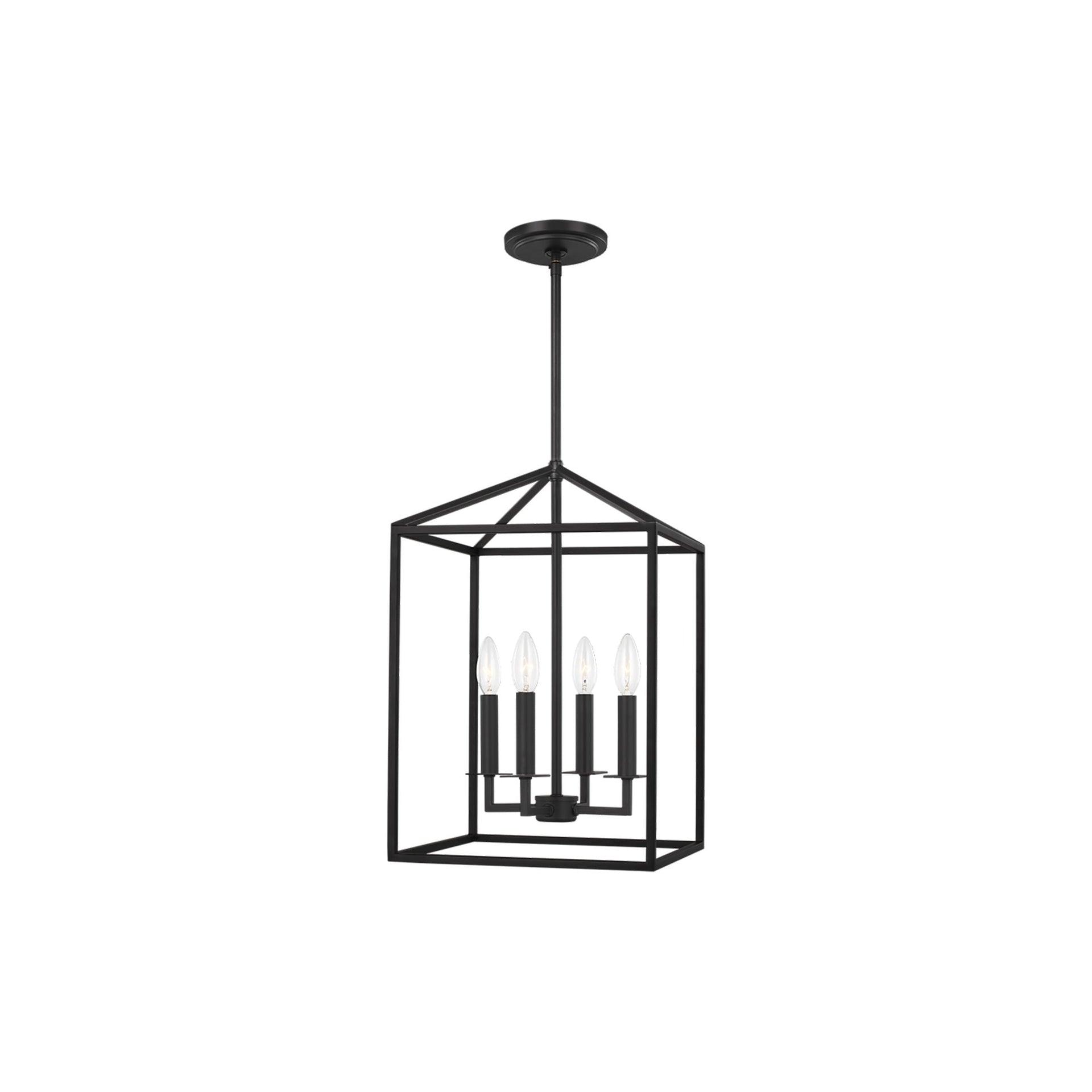 Lucius Pendant Light - Black / 12.25"W