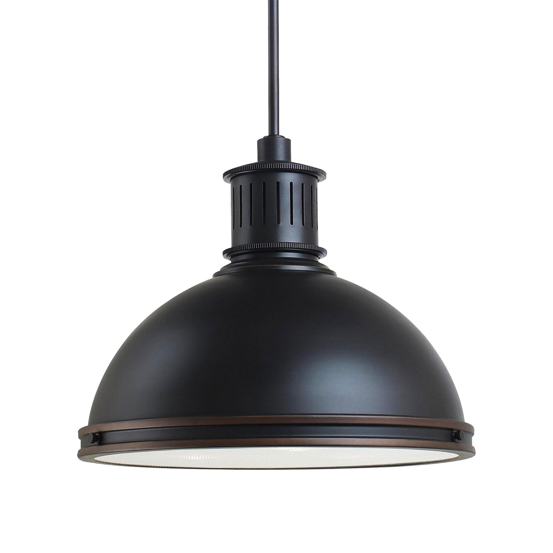 Sea Gull Lighting 65087-715 Pratt Street Metal Pendant Hanging Modern Fixture, Three - Light, Autumn Bronze