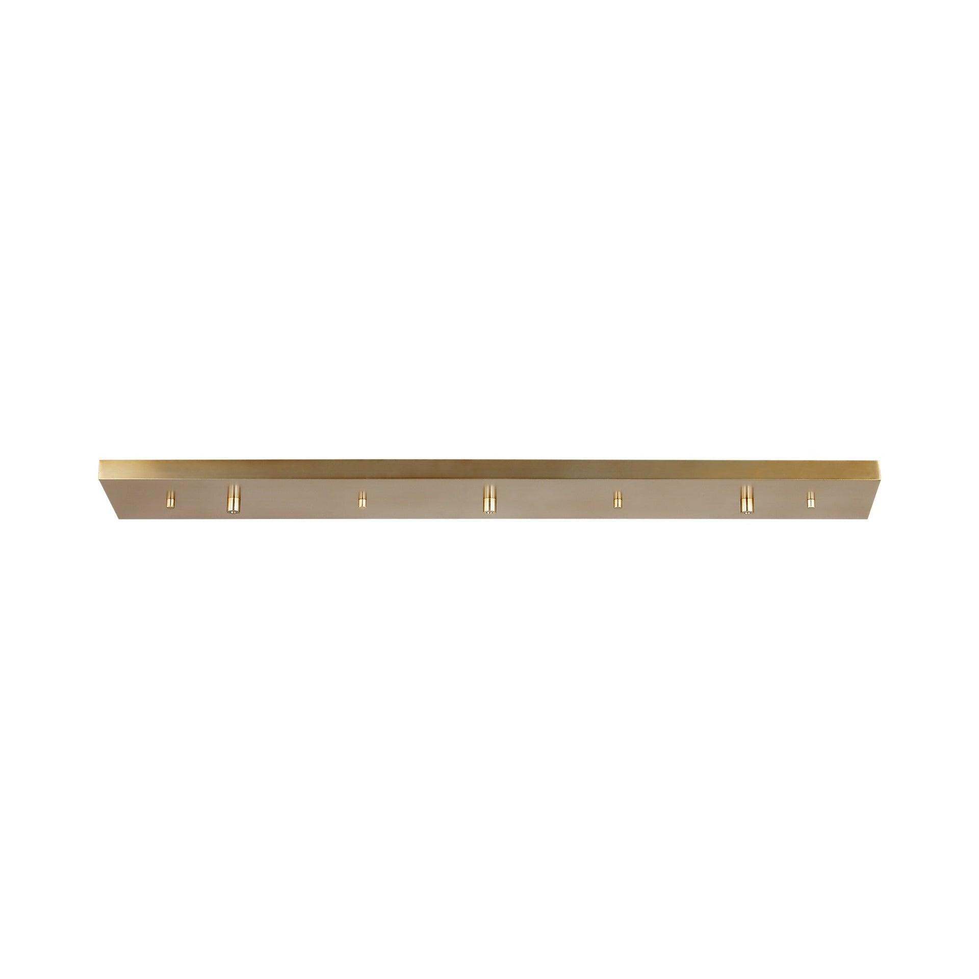 Generation Lighting 7449603-848 Accessory - 36 Inch 3 Port Linear Canopy, Satin Brass Finish