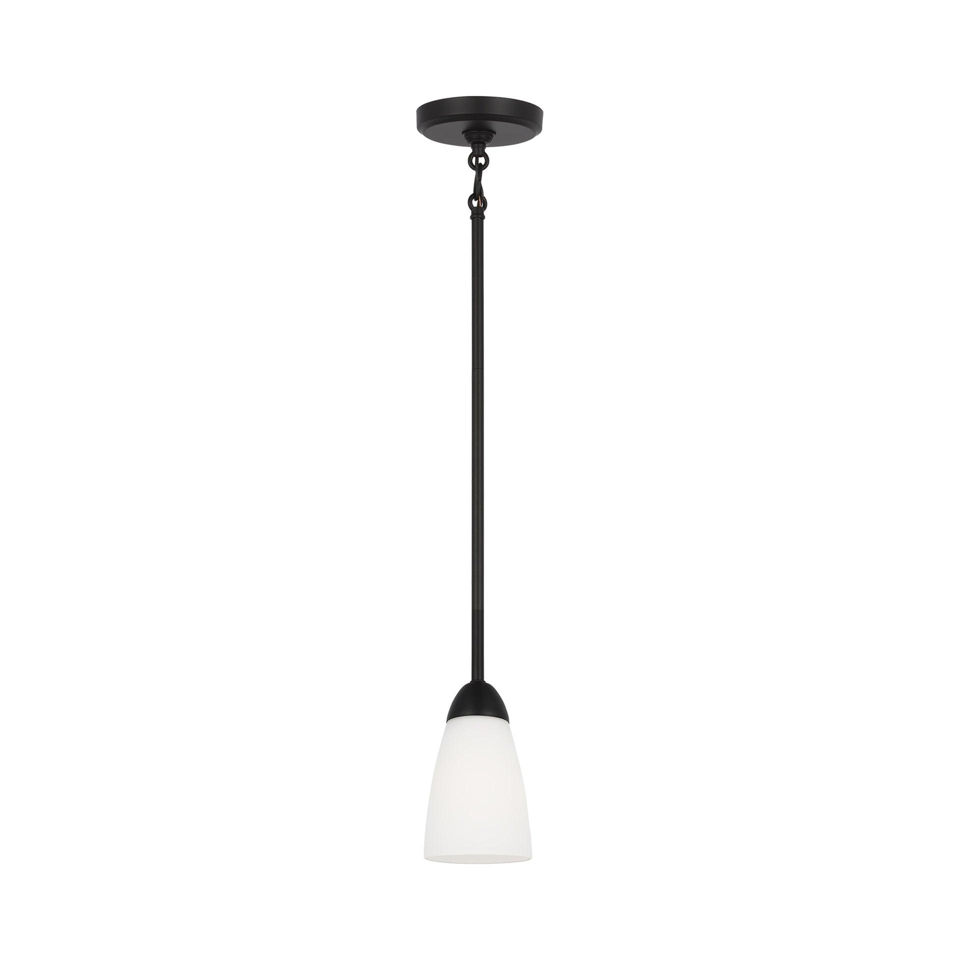 6120201-710-Generation Lighting-Sea Gull Lighting-Seville-One Light Mini Pendant-4 Inch wide by 7 Inch high-Bronze Finish-Incandescent Lamping Type