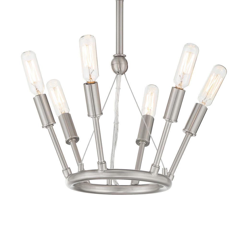 6 Light Semi-Flush Mount George Kovacs Lighting P1686-084