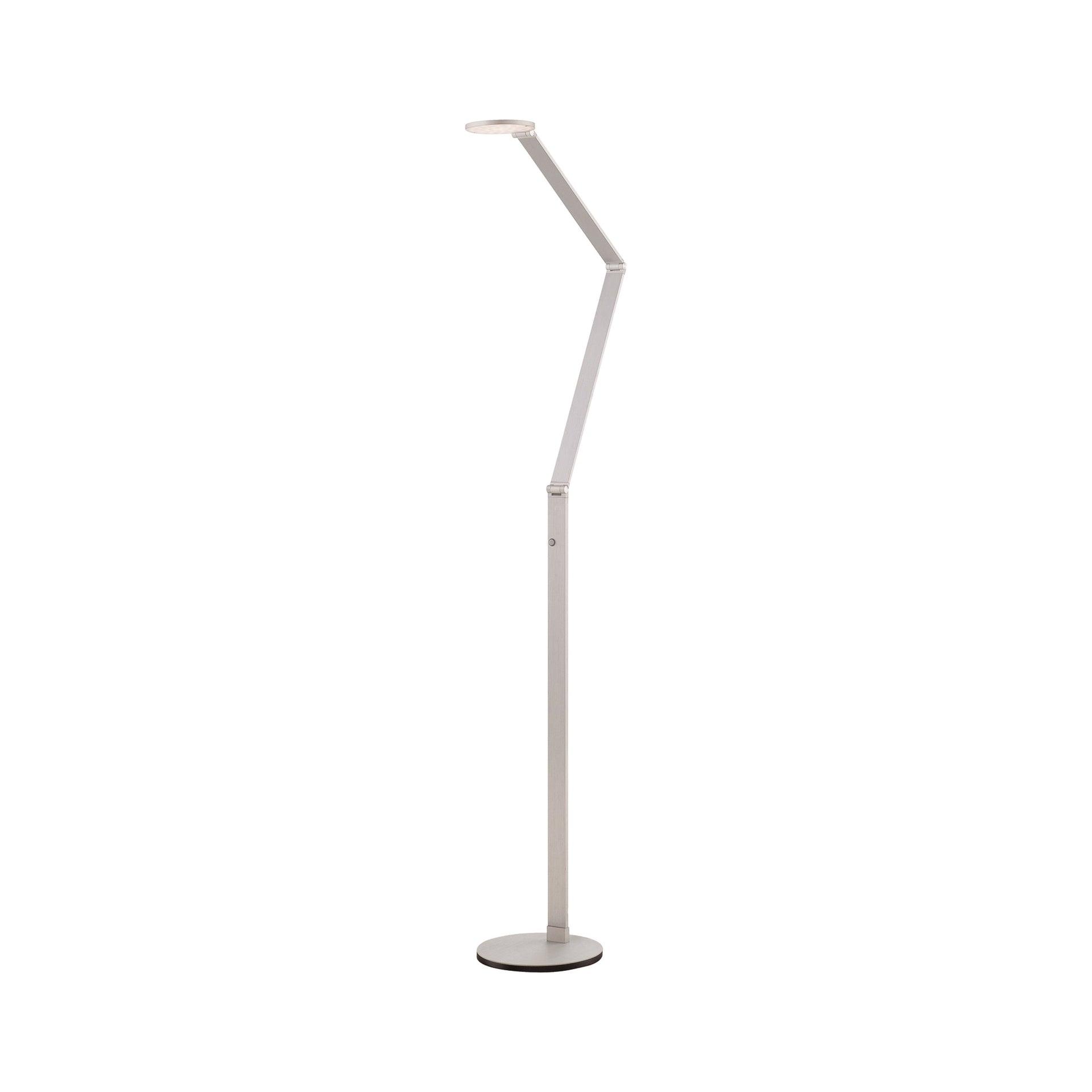 8.75 Inch 12W 1 Led Table Lamp-Chiseled Nickel Finish George Kovacs Lighting P305-2-654-L