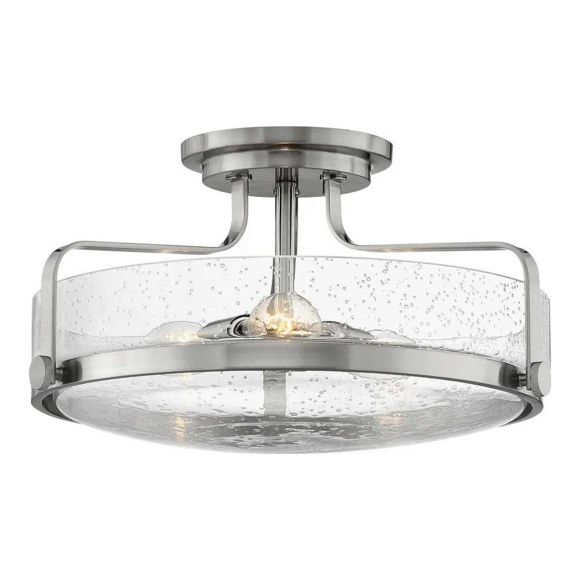Harper 3-Light Semi-Flush Mount Retro Ceiling Light