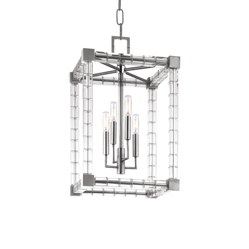 Hudson Valley Lighting Alpine 4 - Light Dimmable Square / Rectangle Chandelier