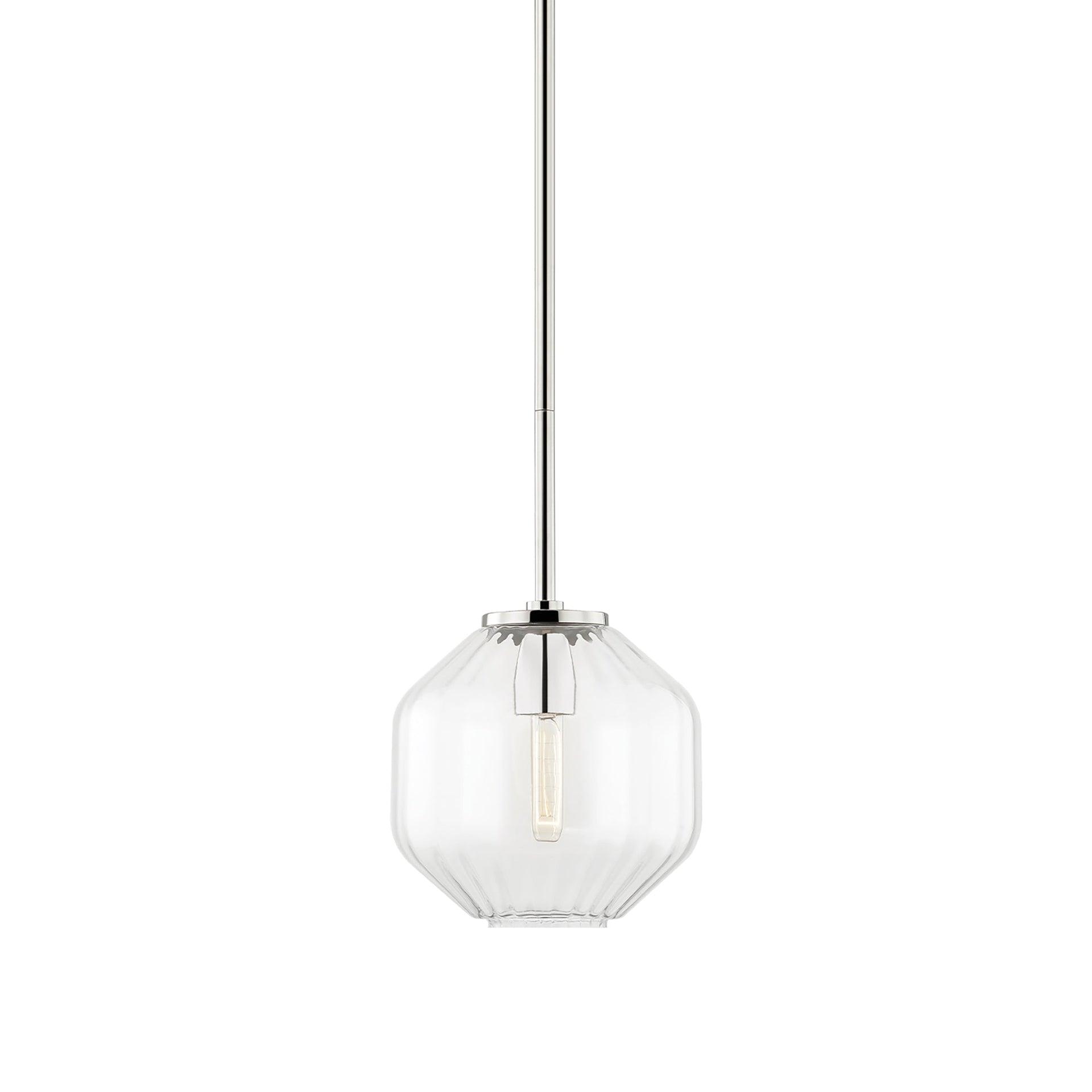 Belle Pendant Light - Polished Nickel