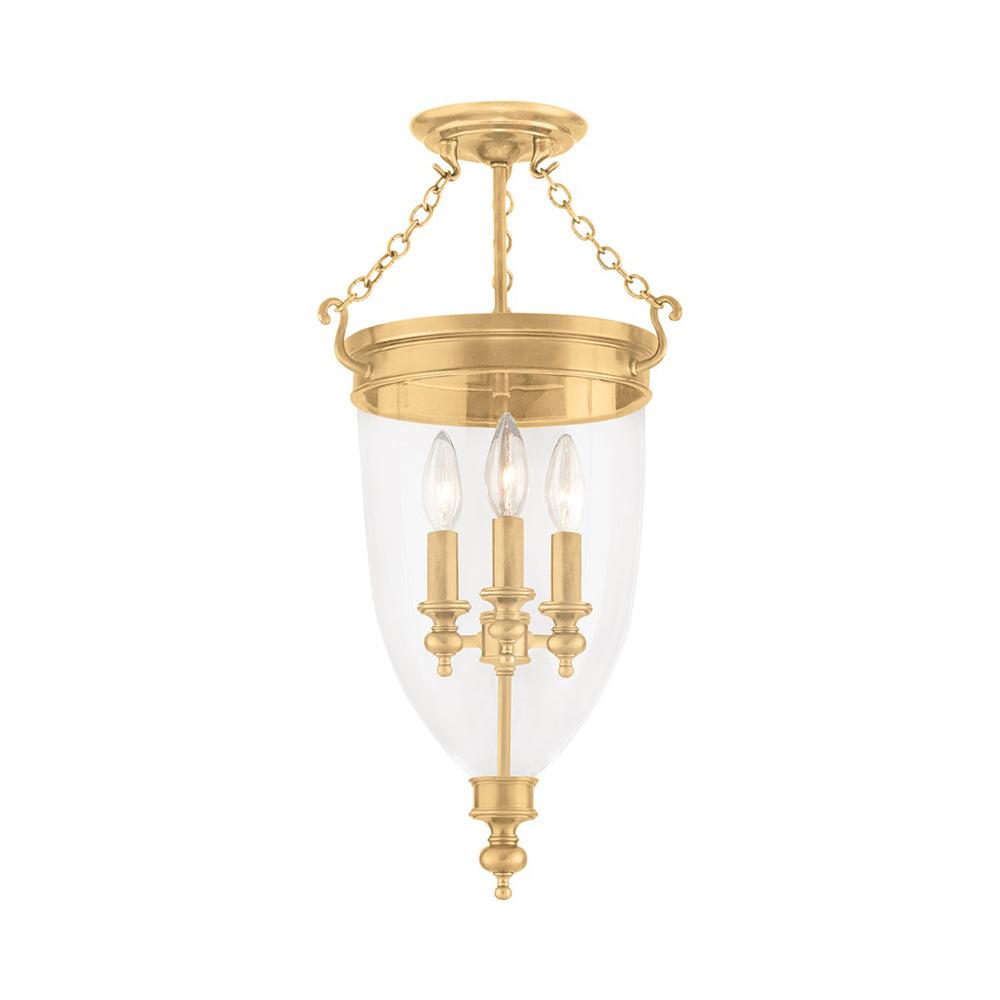 Hanover Glass Semi Flush Mount
