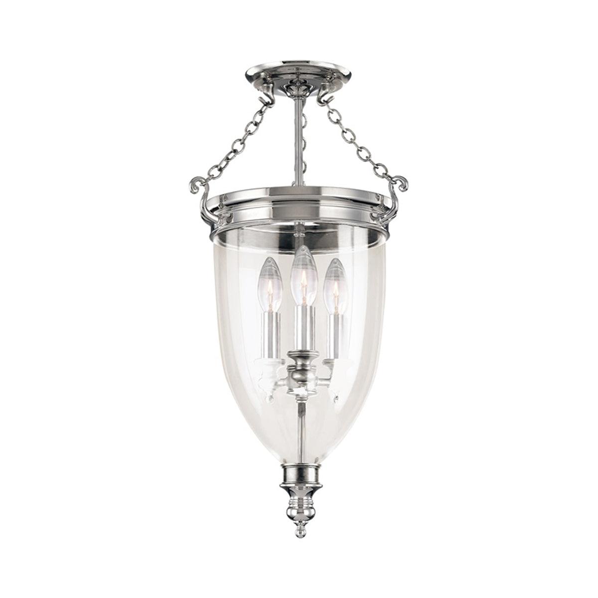 Hanover Glass Semi Flush Mount