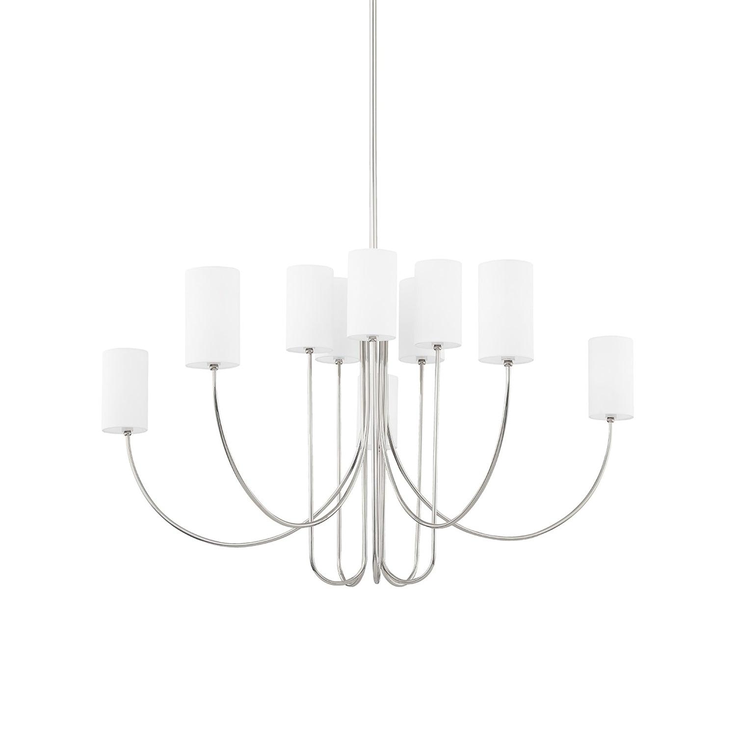 Midford Chandelier - Polished Nickel / 48.25"W
