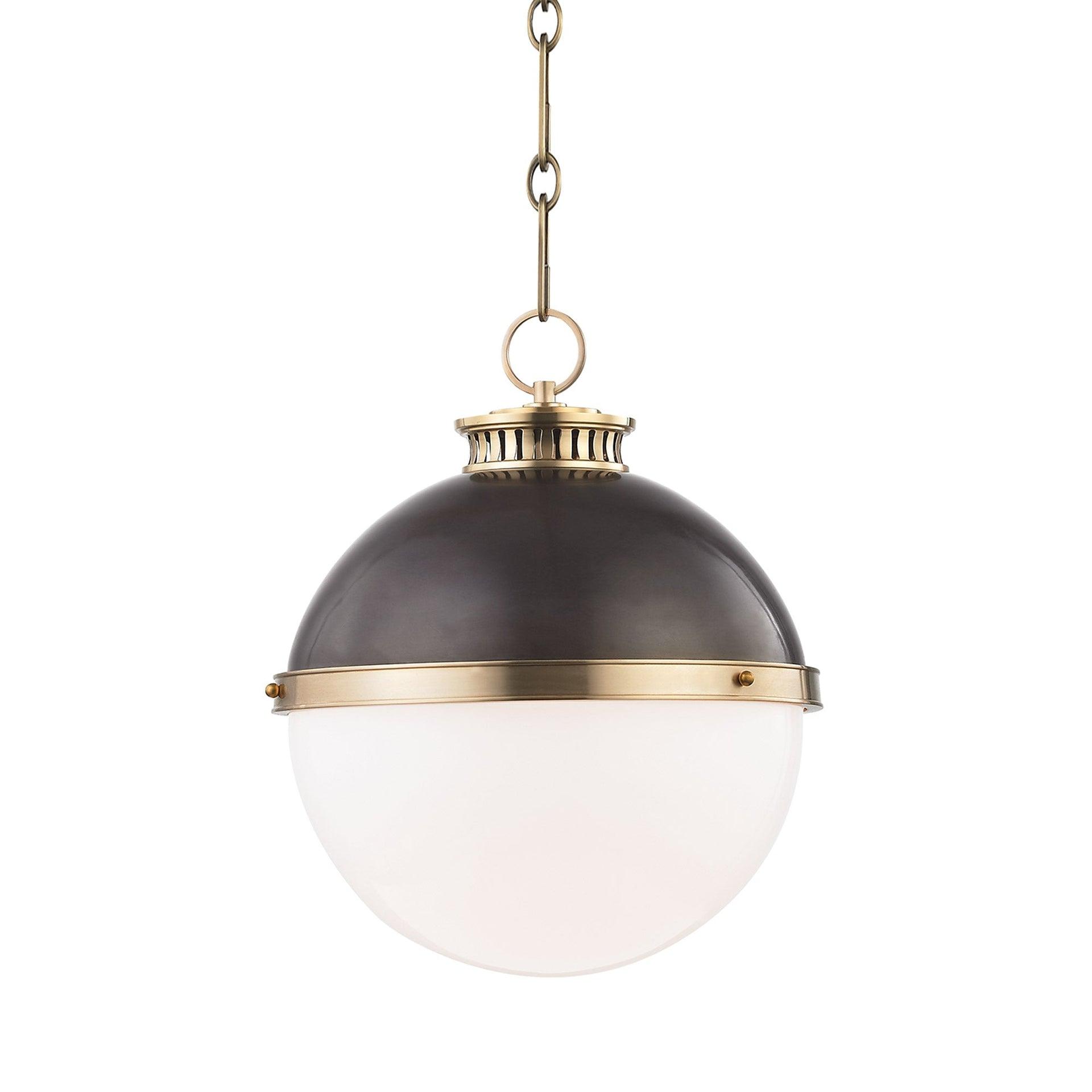 Manila Single Light Glass Dimmable Pendant