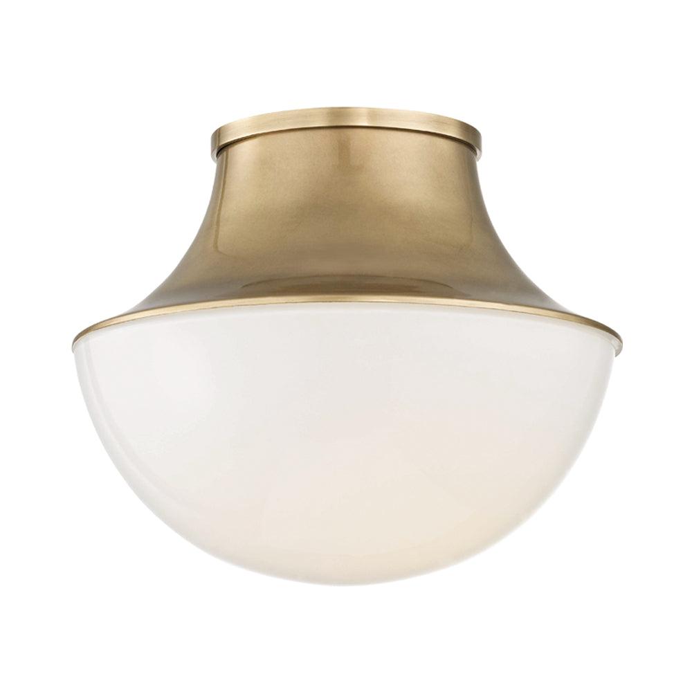 Randi Flush Mount Light - Brass